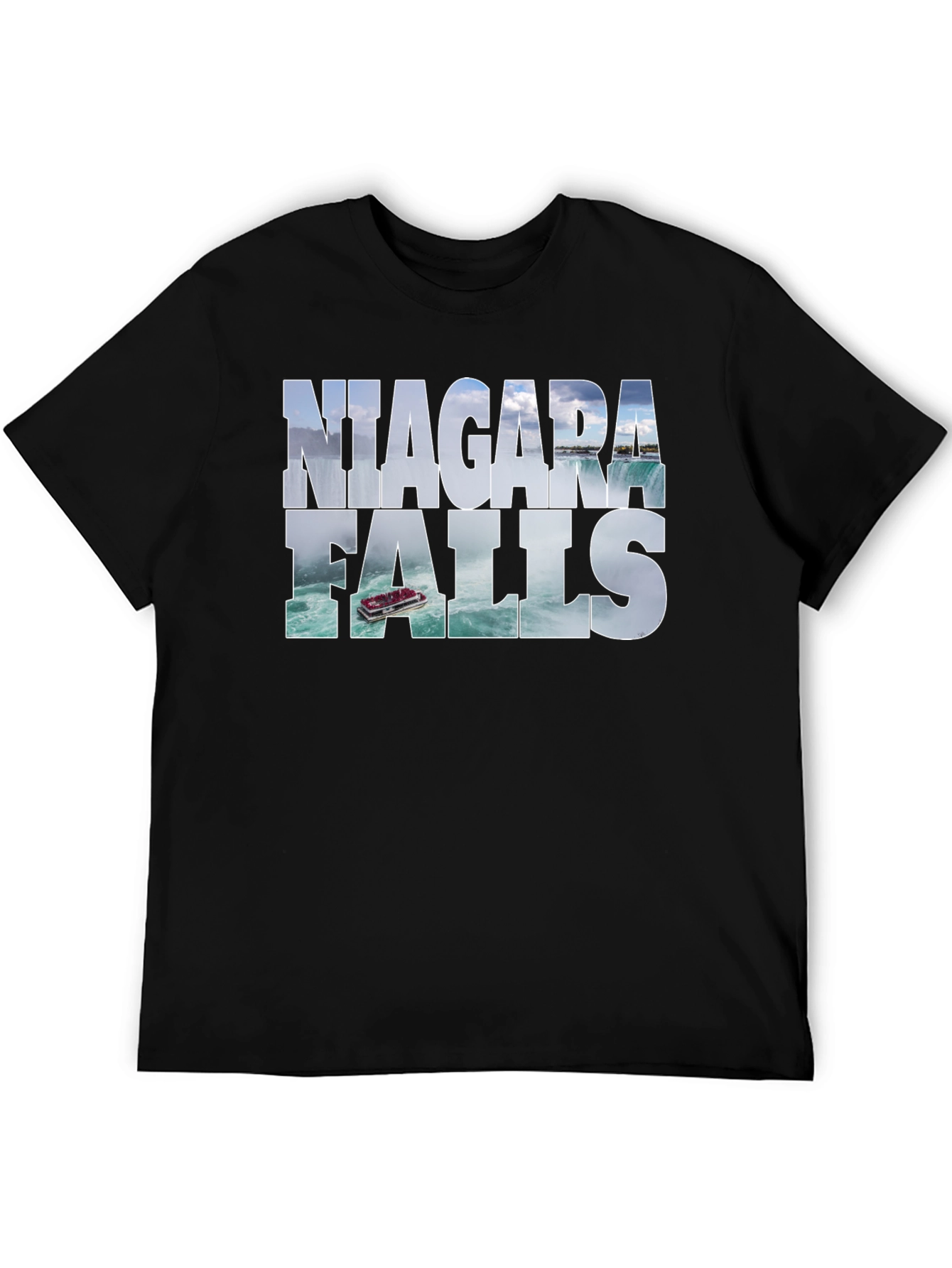 Niagara Falls Black Graphic Tee