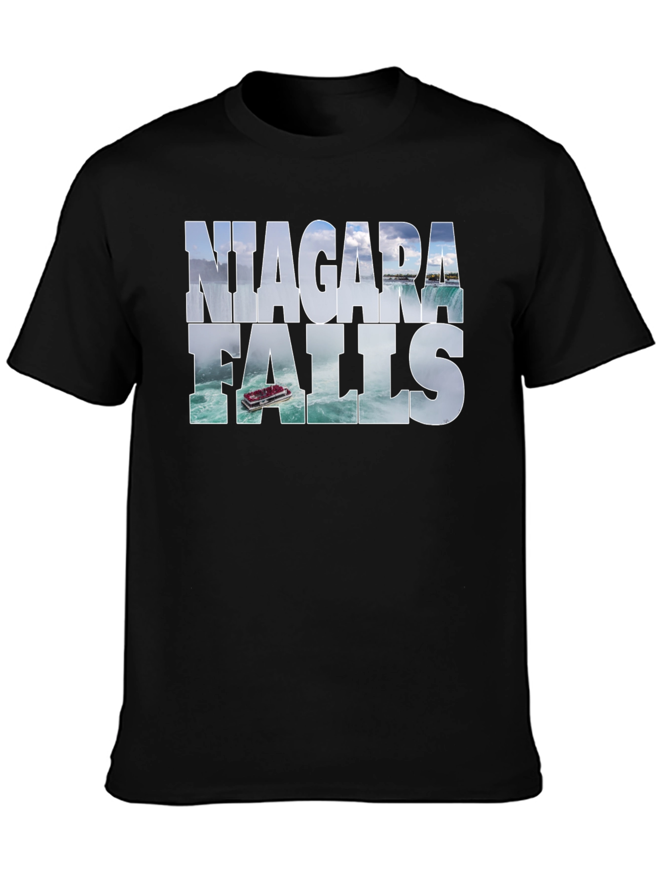 Niagara Falls Black Graphic Tee