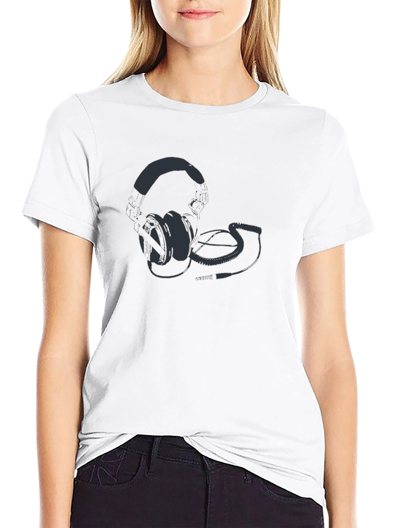 DJ Headphones Graphic T-Shirt