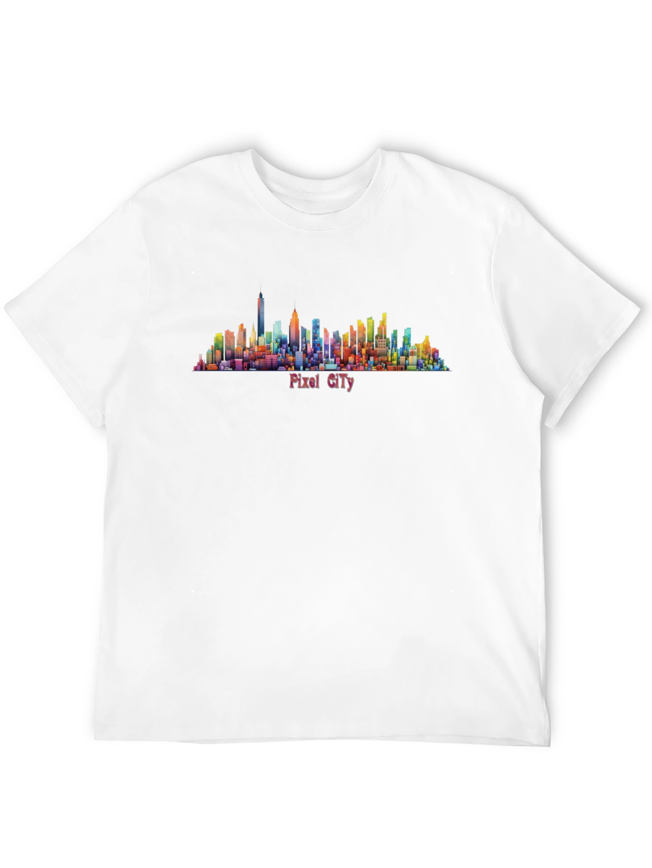 Pixel City Graphic T-Shirt