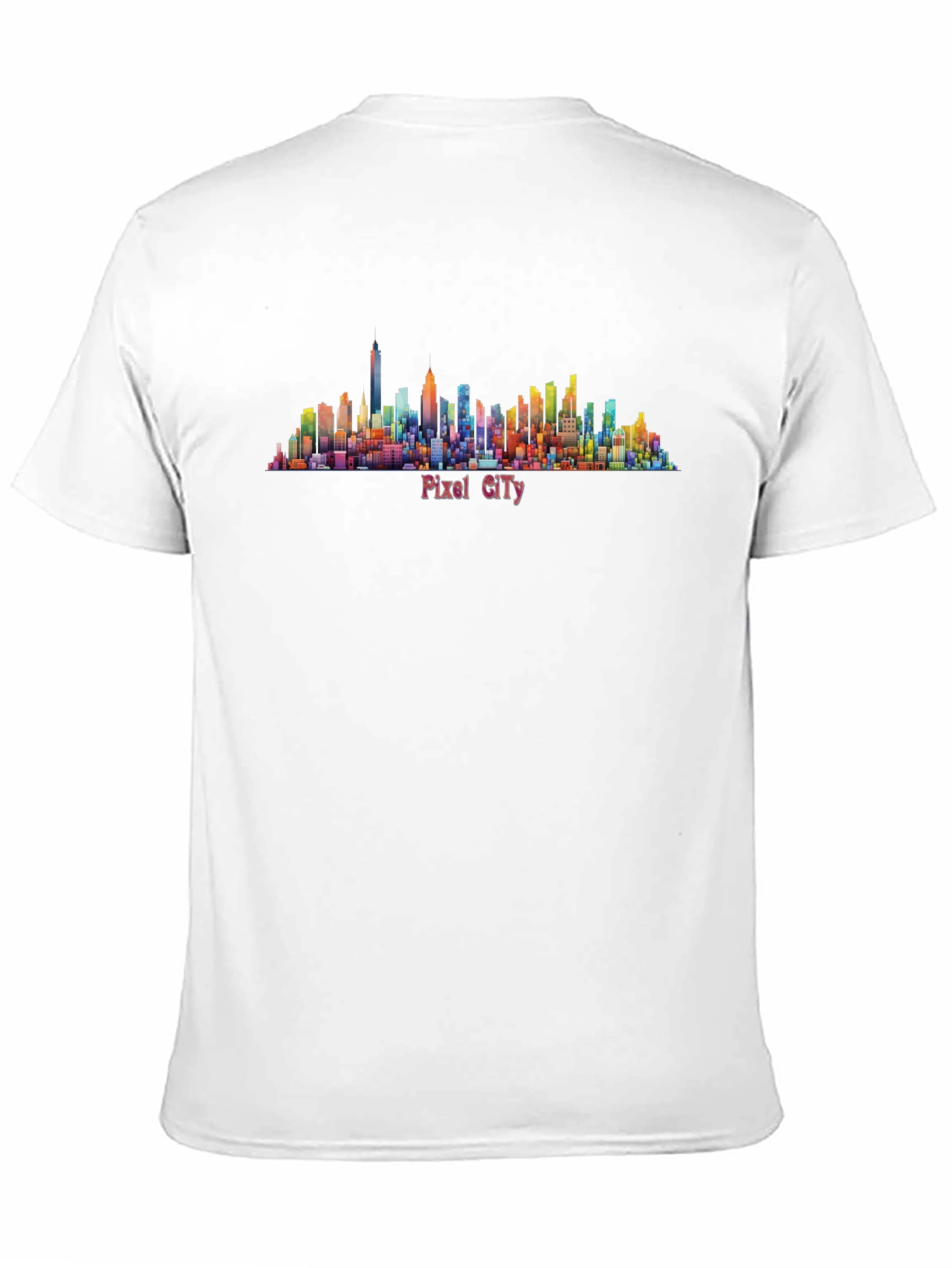 Pixel City Graphic T-Shirt