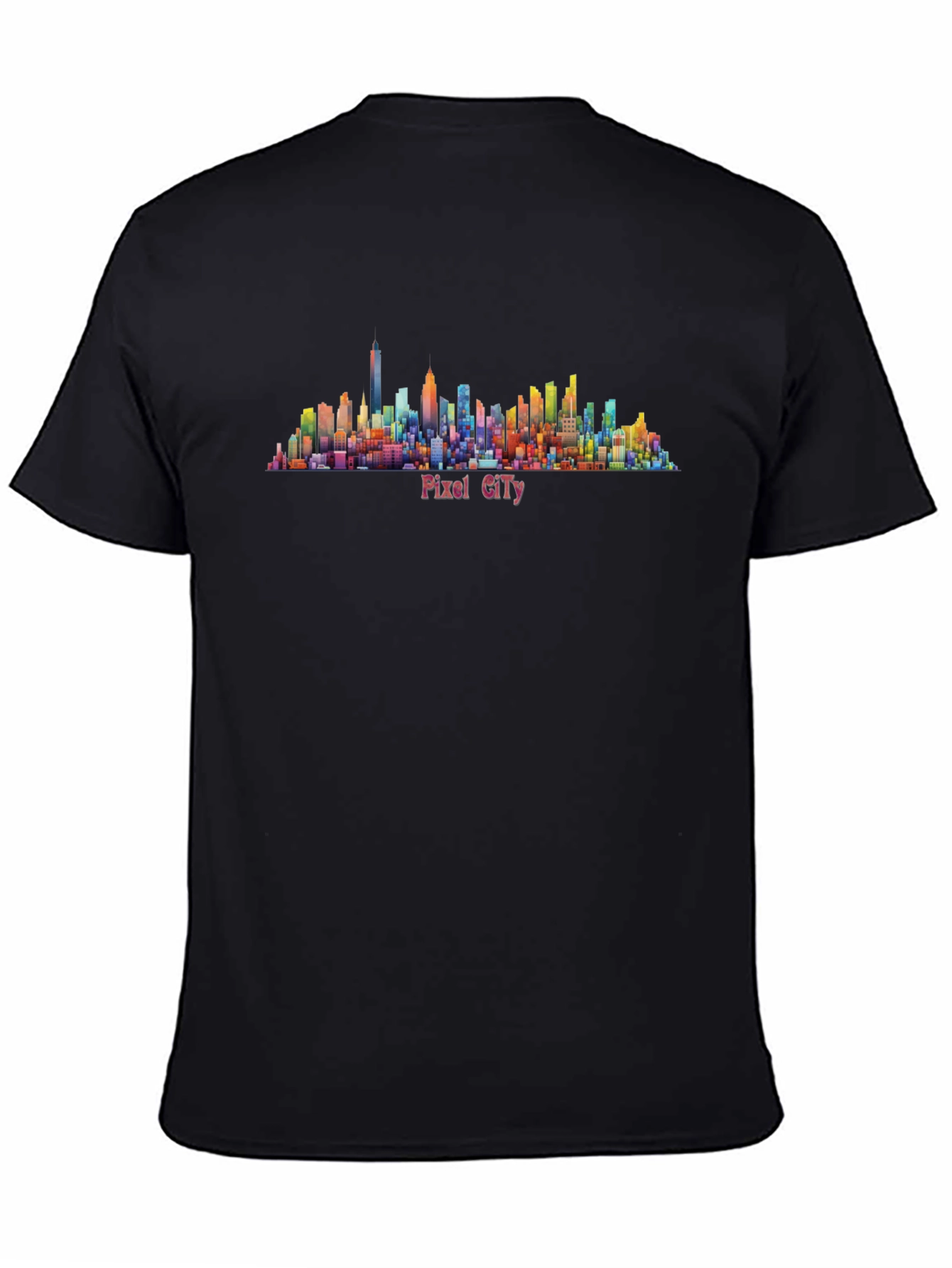Pixel City Graphic T-Shirt