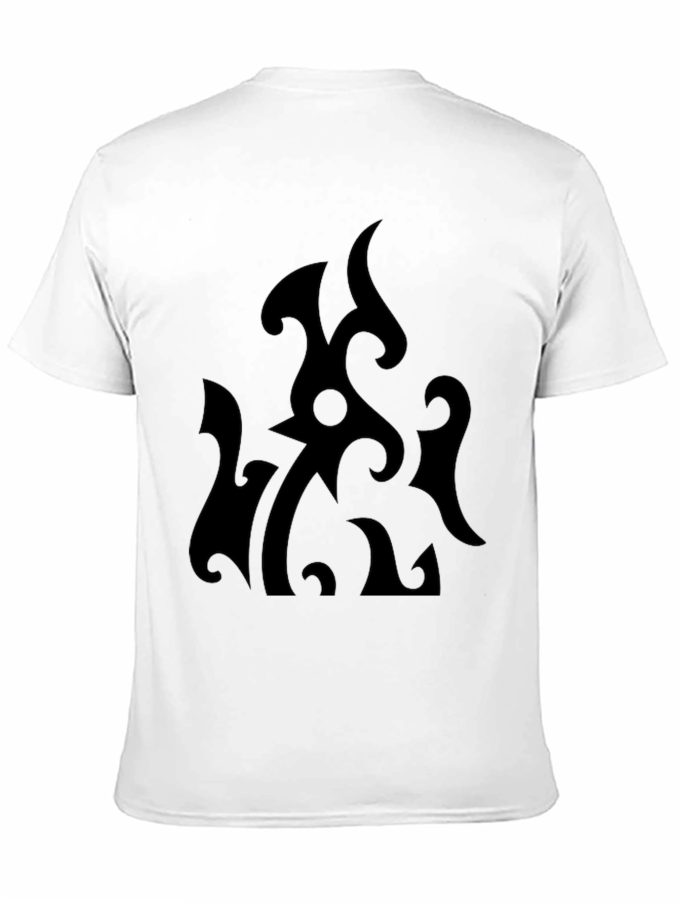 Abstract Graphic Black T-Shirt for Men