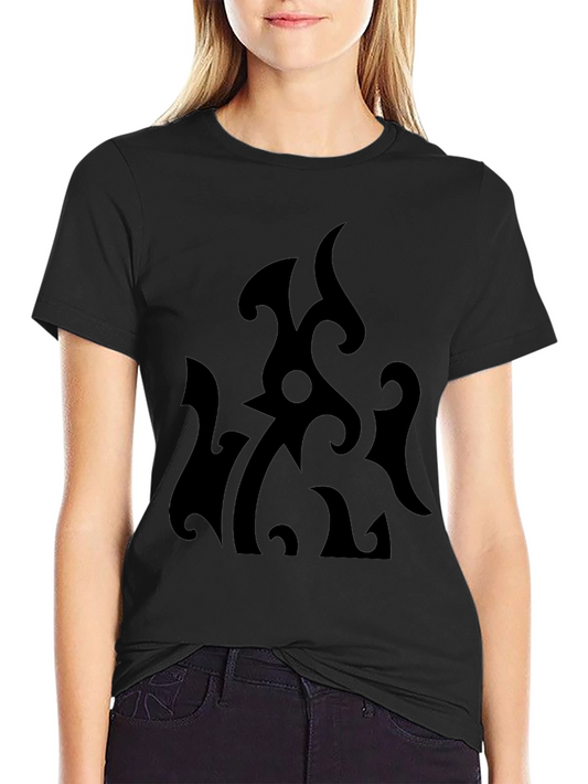 Abstract Graphic Black T-Shirt for Men
