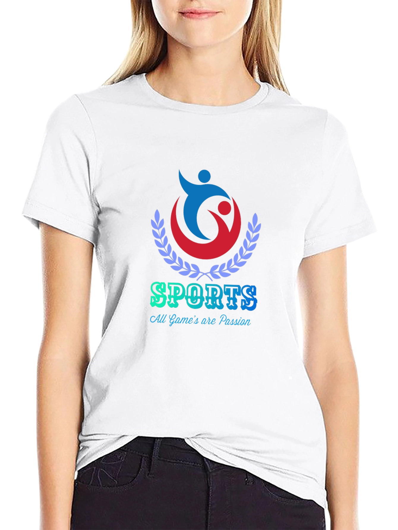 Sports Passion Black T-Shirt