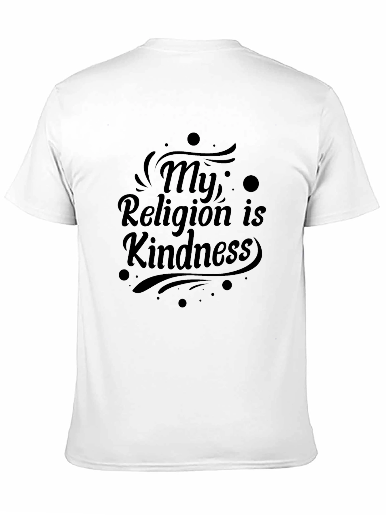 Kindness Religion Black T-Shirt