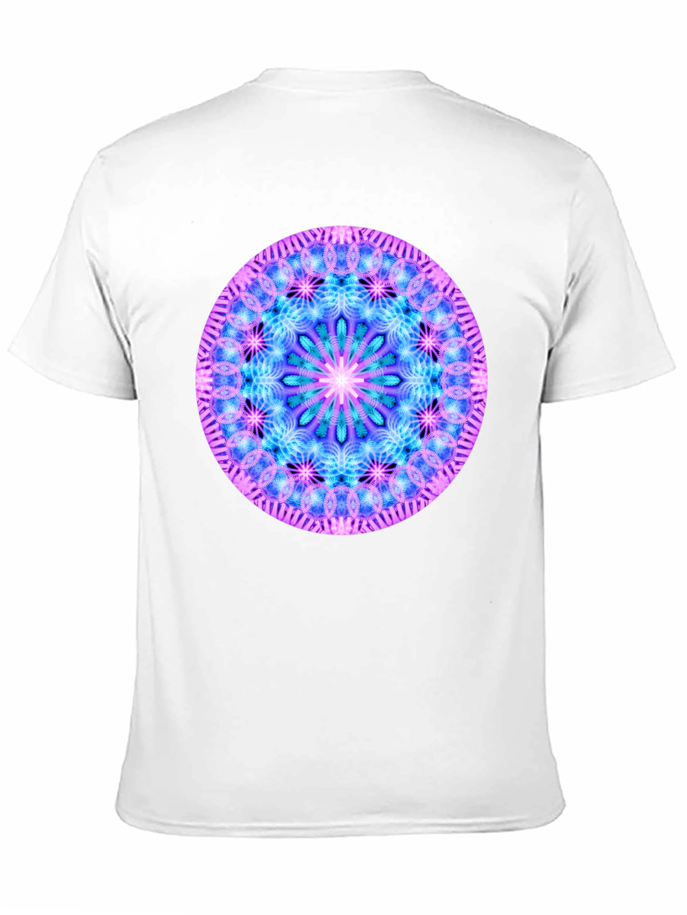 Mandala Graphic Tee - Black Cotton Blend