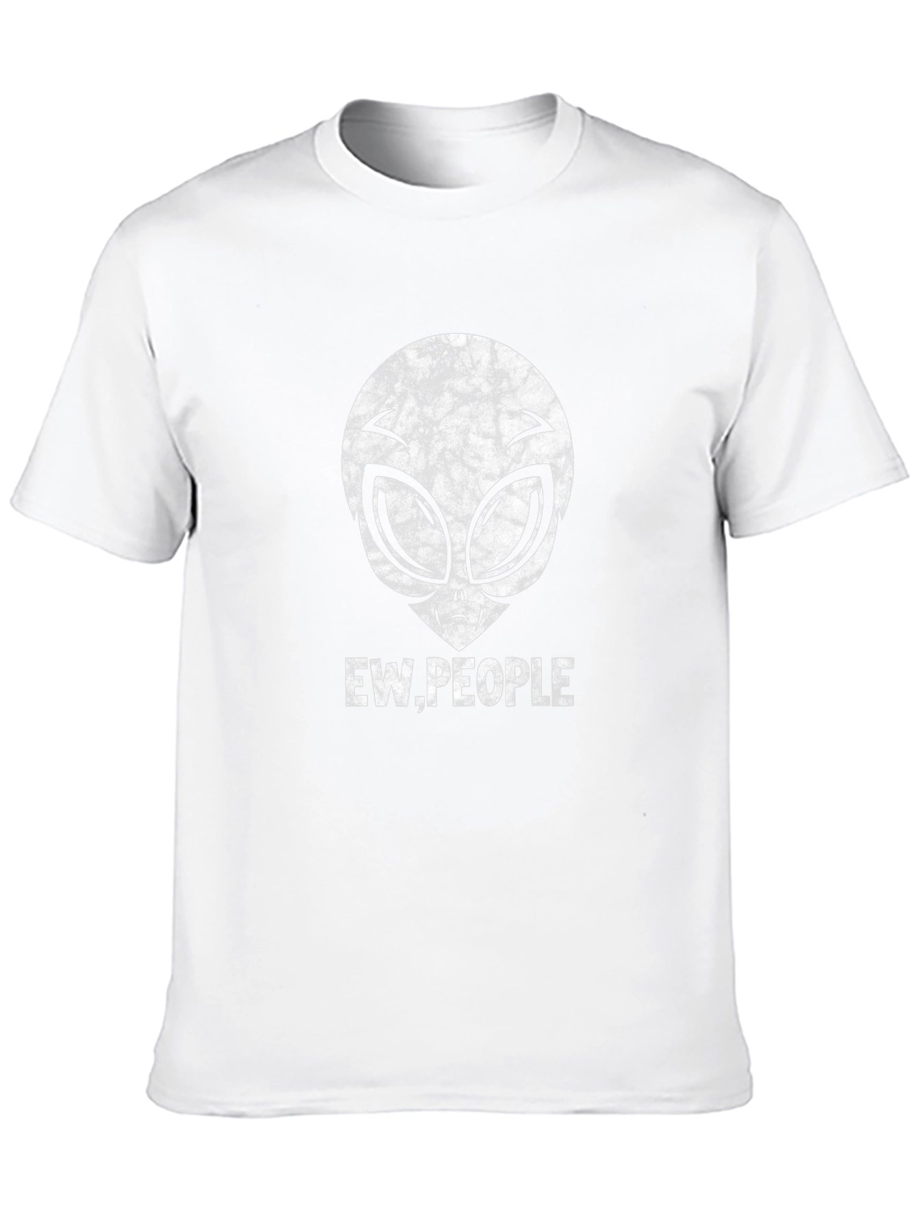 Ew People Alien Head Black T-Shirt
