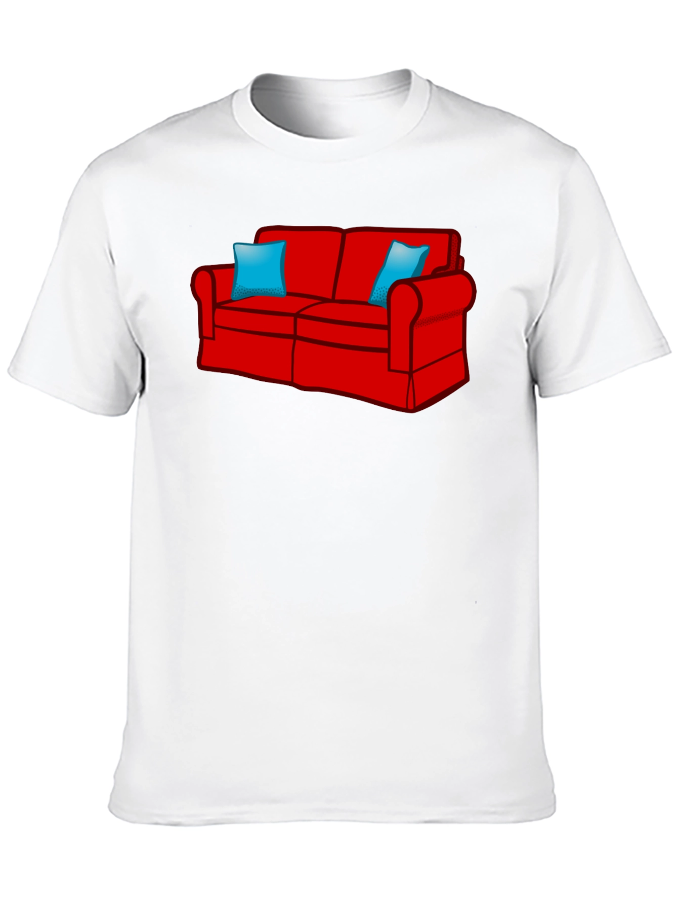 Couch Graphic T-Shirt - Relaxed Fit Black