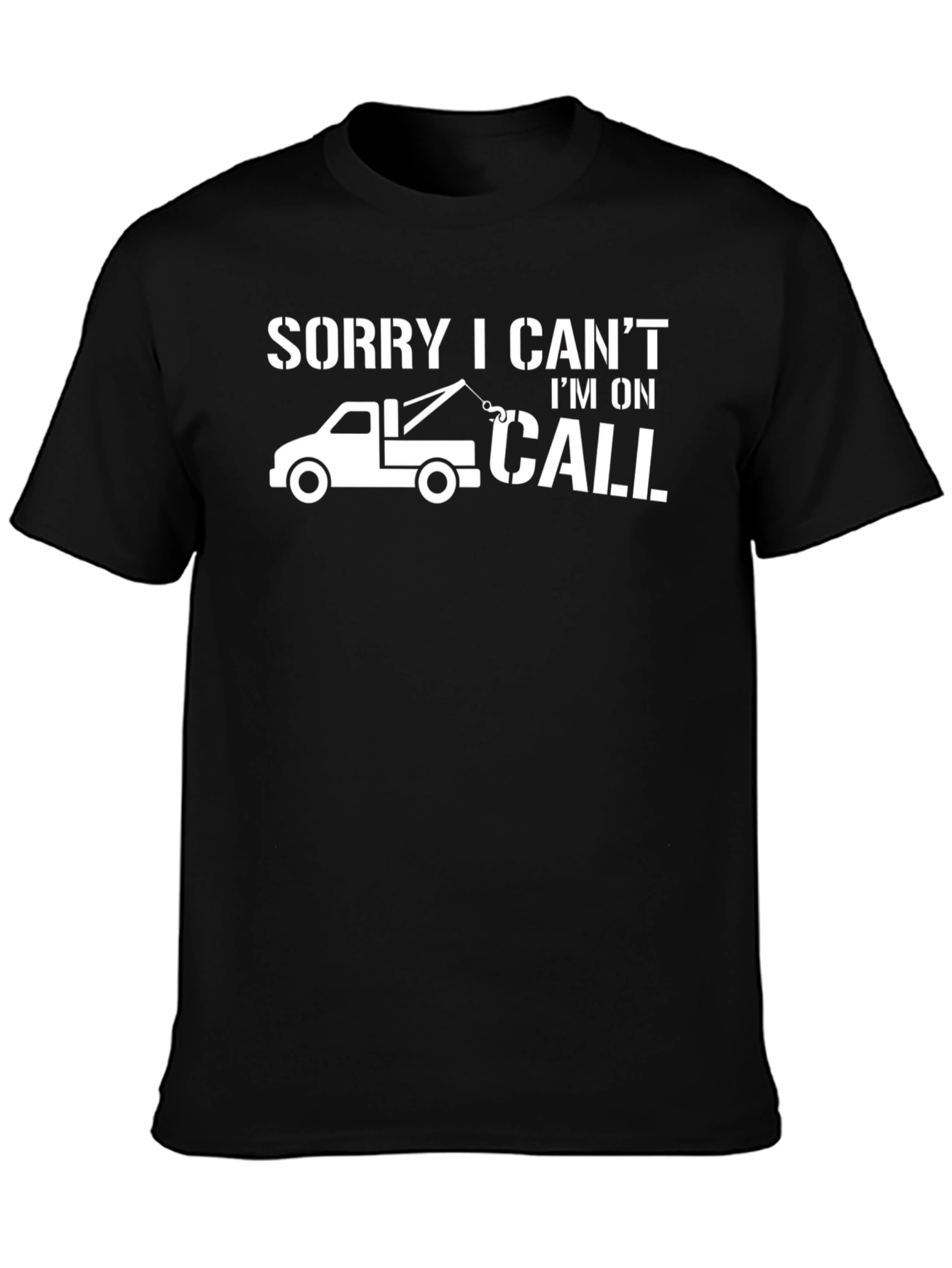 On Call Tow Truck T-Shirt - Funny Mechanic Tee