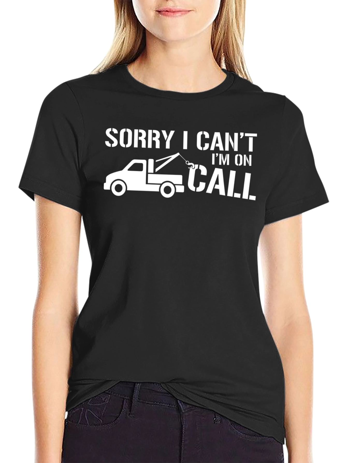 On Call Tow Truck T-Shirt - Funny Mechanic Tee