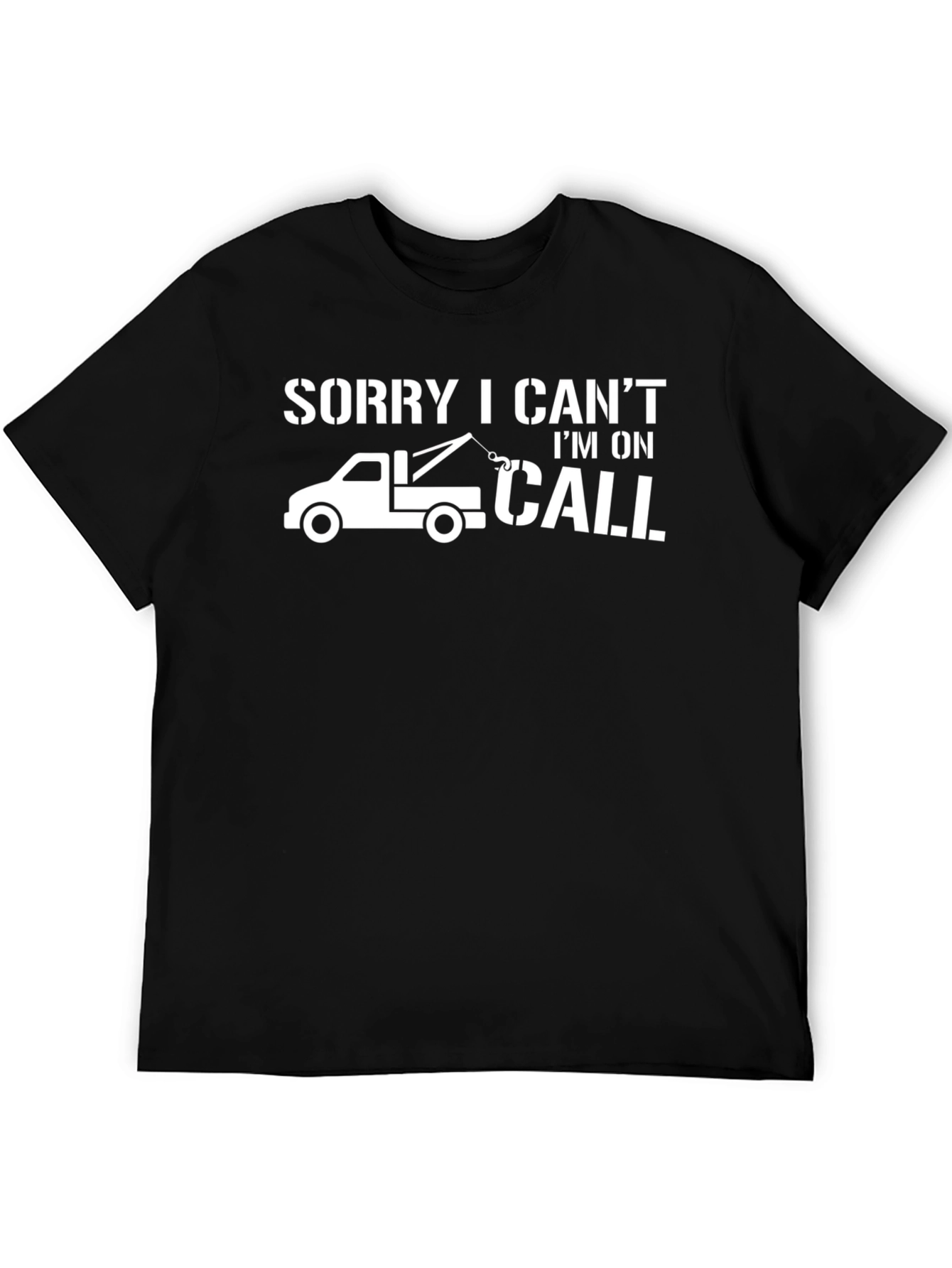 On Call Tow Truck T-Shirt - Funny Mechanic Tee