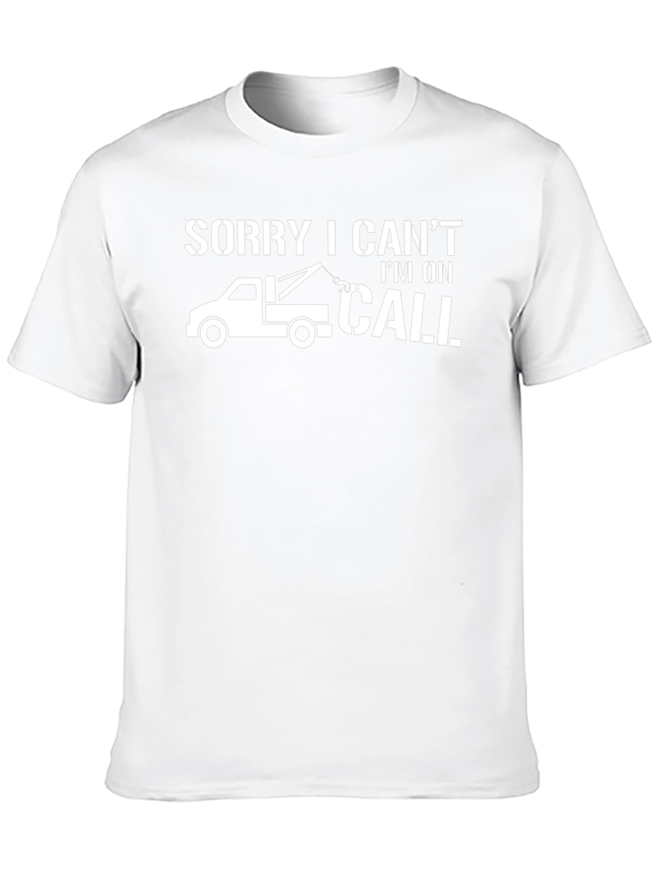 On Call Tow Truck T-Shirt - Funny Mechanic Tee