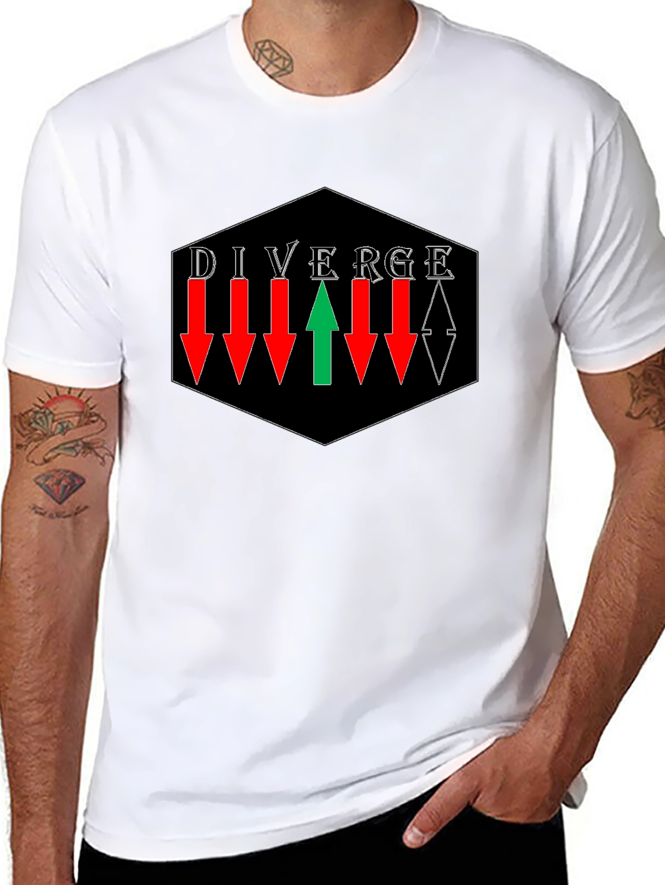 Diverge T-Shirt - Arrows Graphic Tee