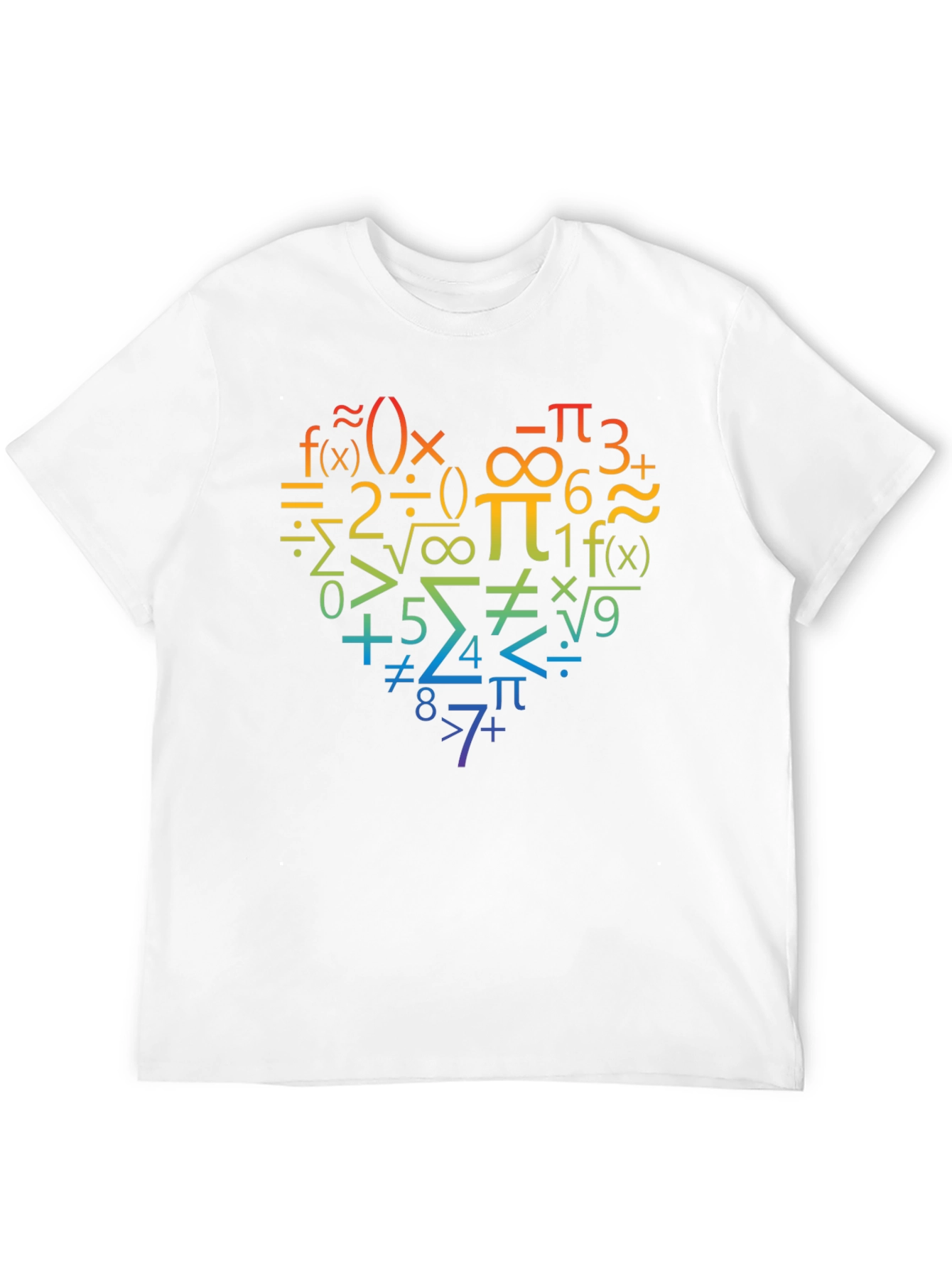 Math Heart T-Shirt - Perfect for Math Lovers