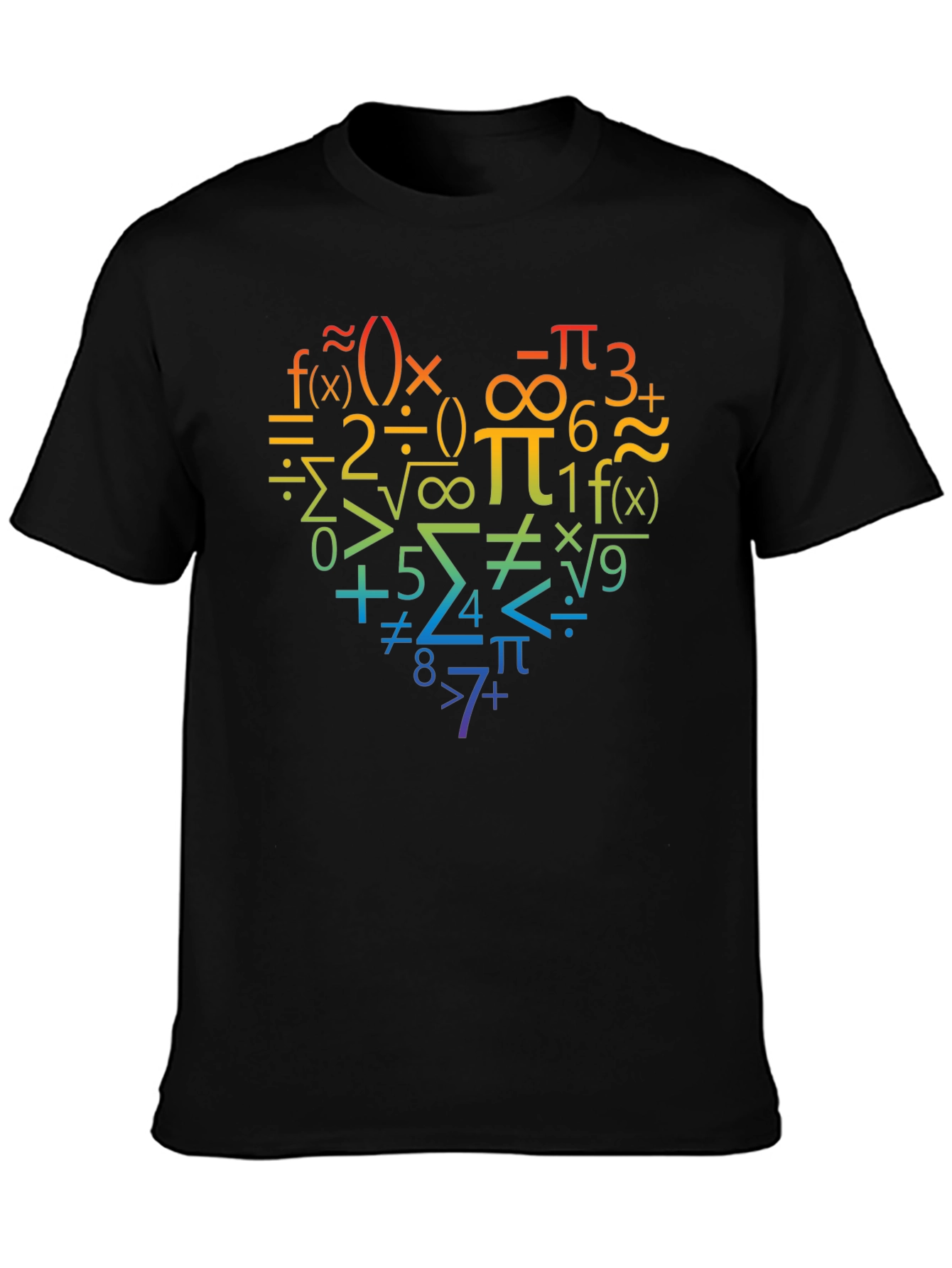 Math Heart T-Shirt - Perfect for Math Lovers