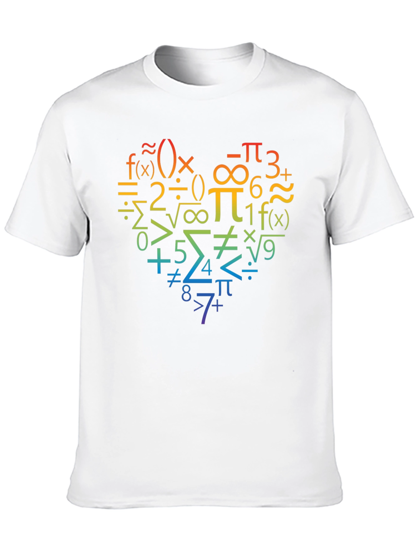 Math Heart T-Shirt - Perfect for Math Lovers