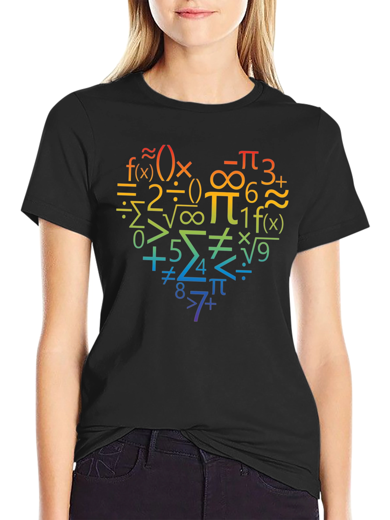 Math Heart T-Shirt - Perfect for Math Lovers