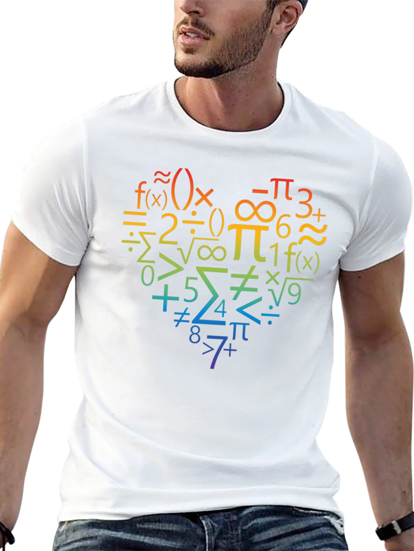 Math Heart T-Shirt - Perfect for Math Lovers