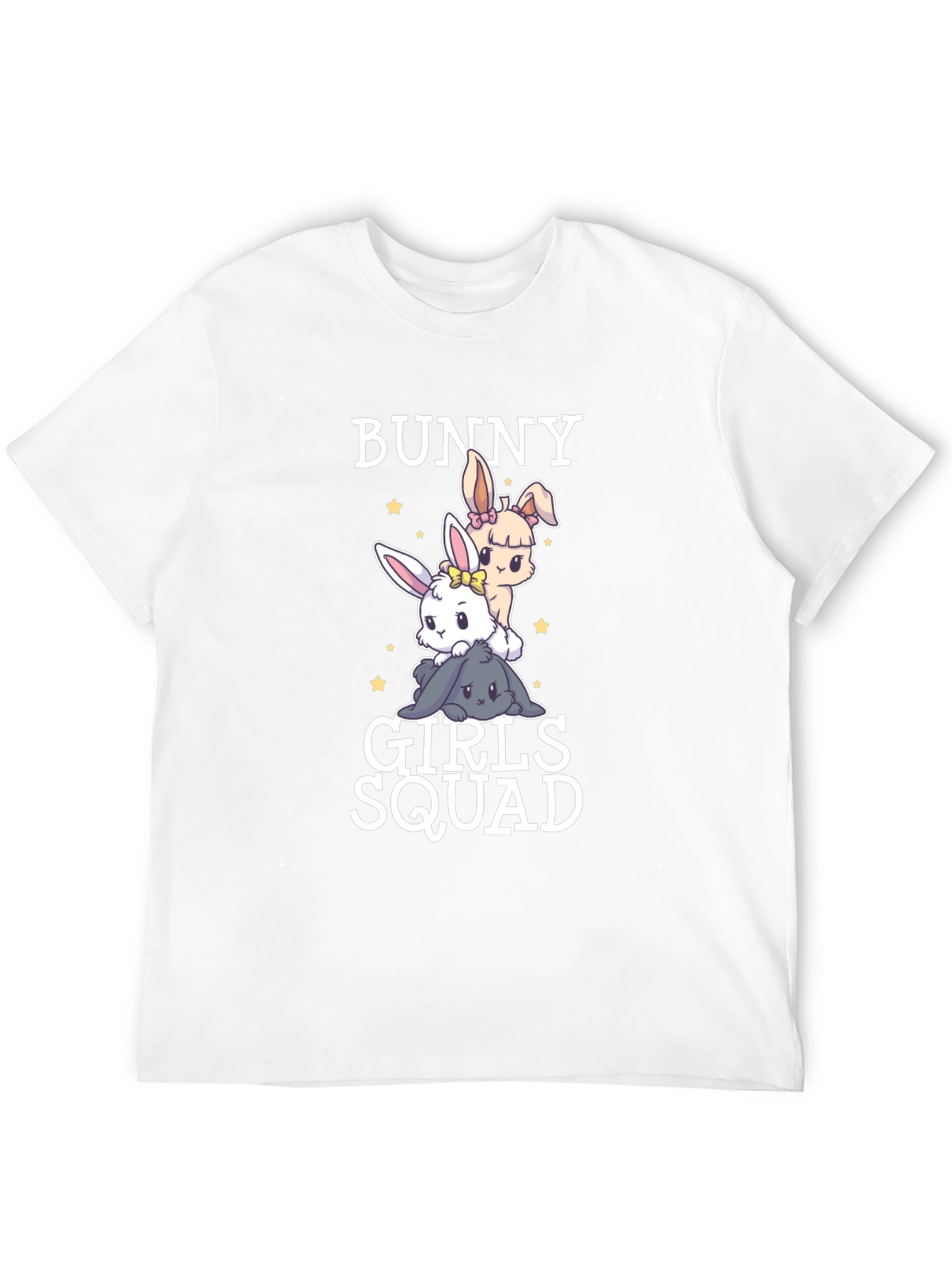 Bunny Girls Squad Black T-Shirt