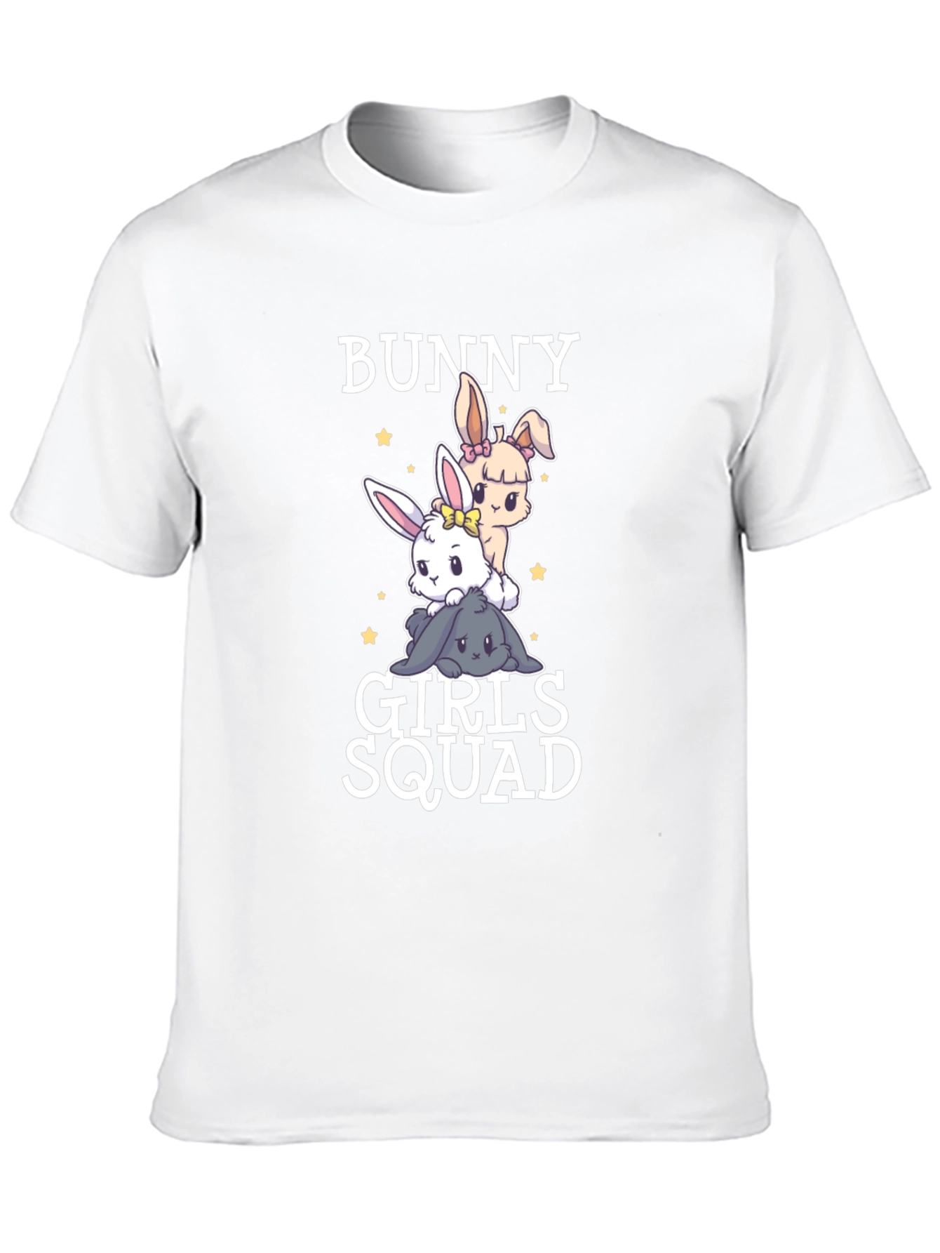 Bunny Girls Squad Black T-Shirt