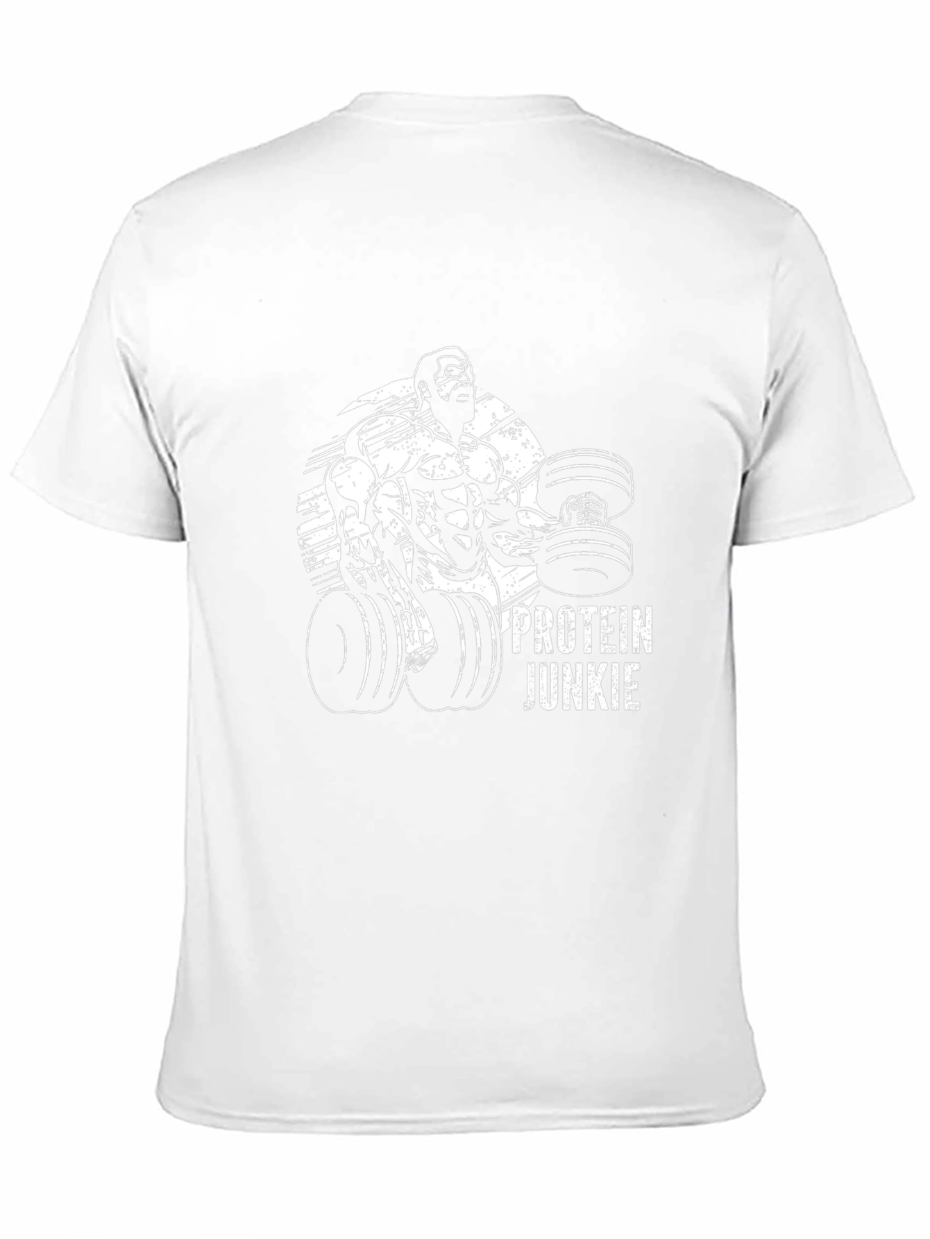 Protein Junkie Graphic T-Shirt - Black Gym Fitness Tee