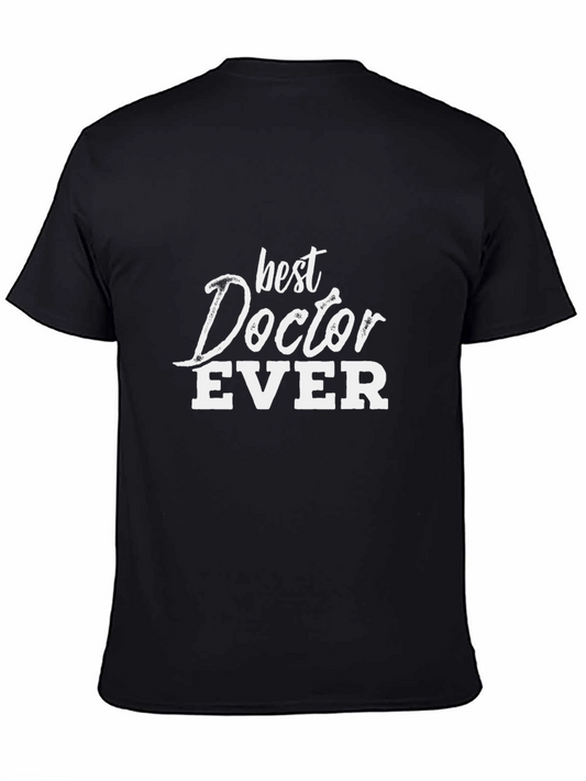 Best Doctor Ever Graphic Tee - Black T-Shirt