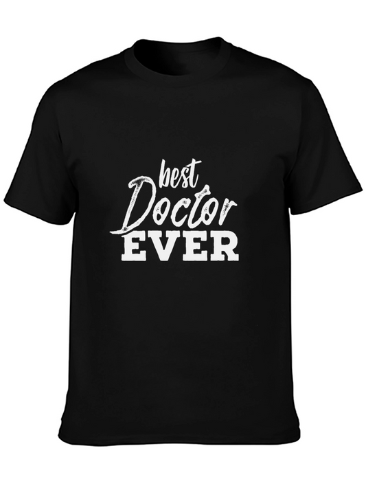Best Doctor Ever Graphic Tee - Black T-Shirt