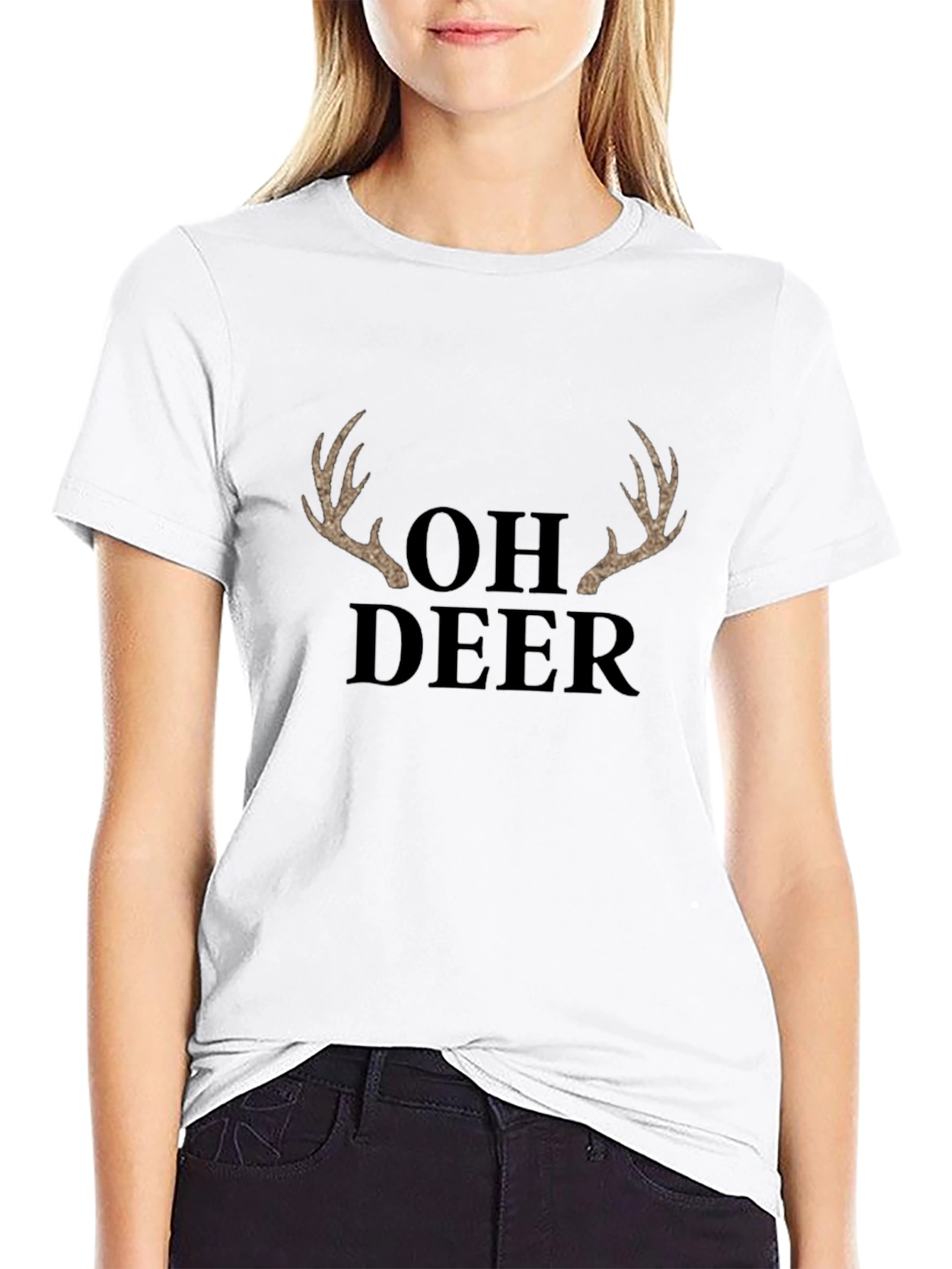 Oh Deer T-Shirt - Novelty Graphic Tee