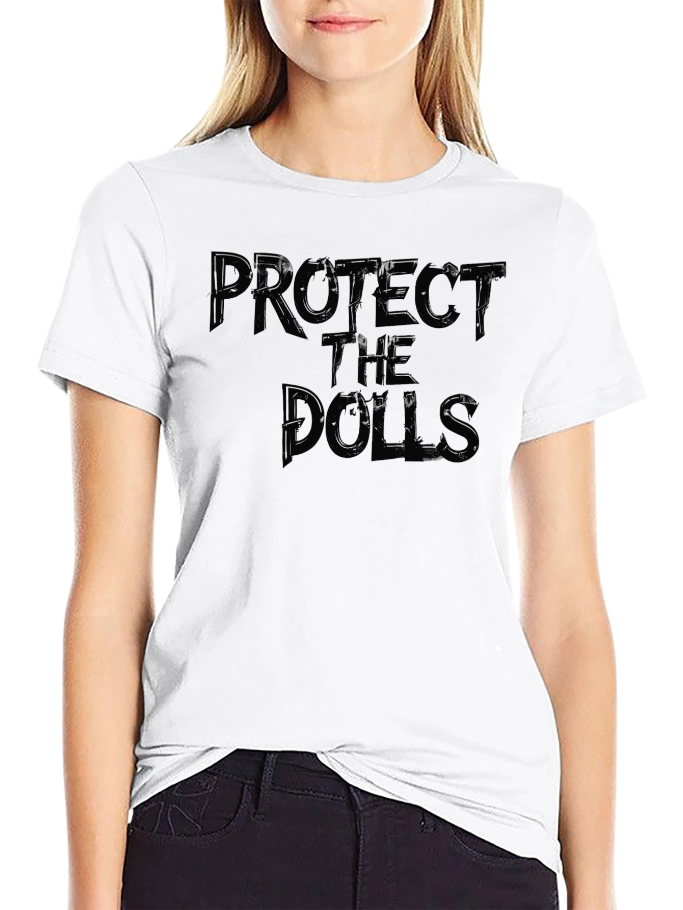 Protect The Dolls Graphic Tee - Mens Fashion