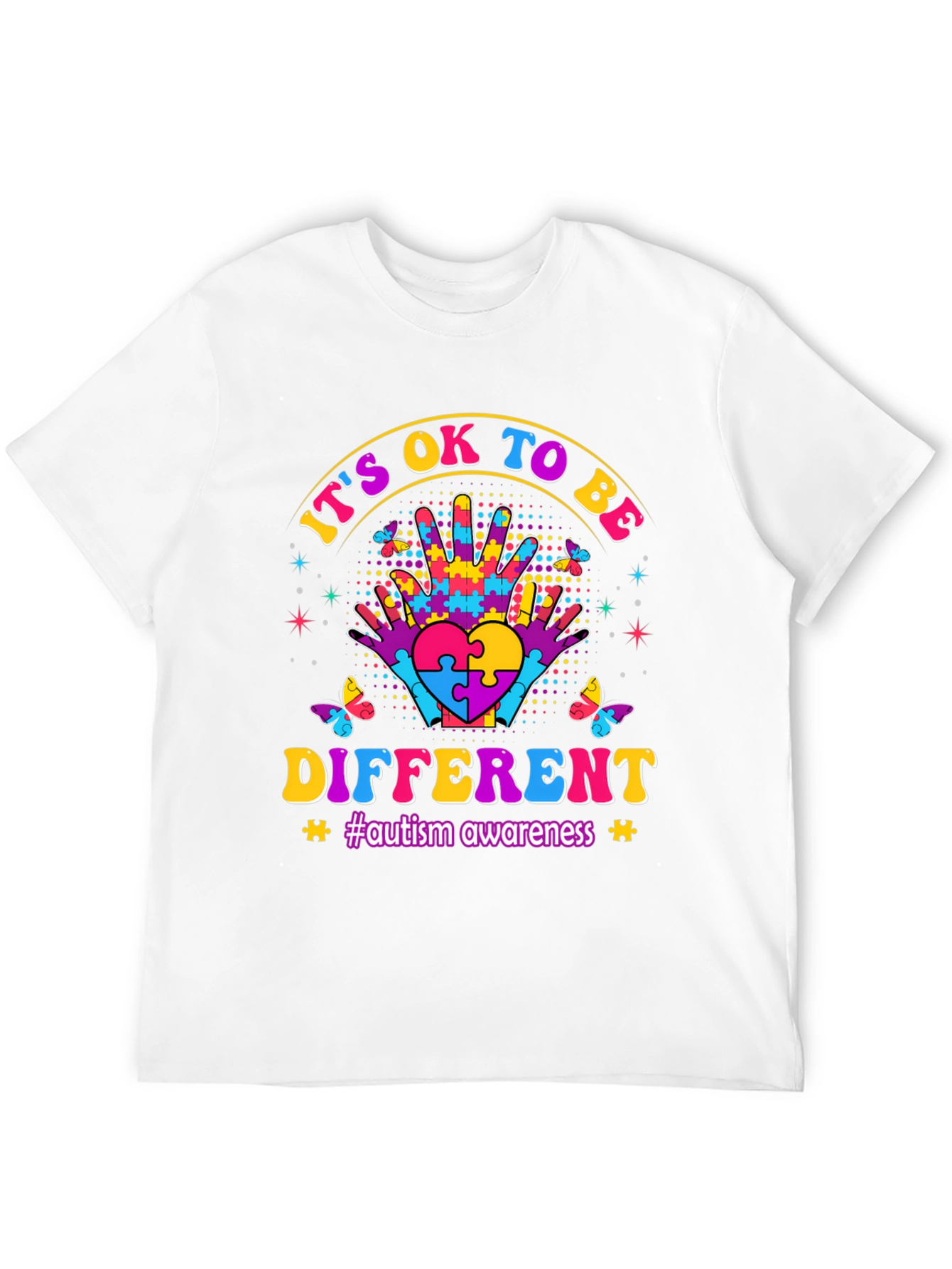Autism Awareness T-Shirt: Its OK To Be Different