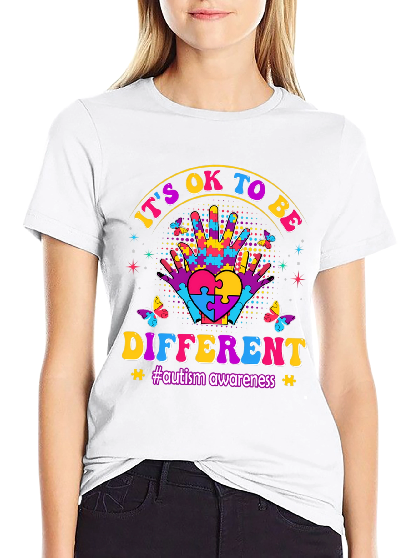 Autism Awareness T-Shirt: Its OK To Be Different