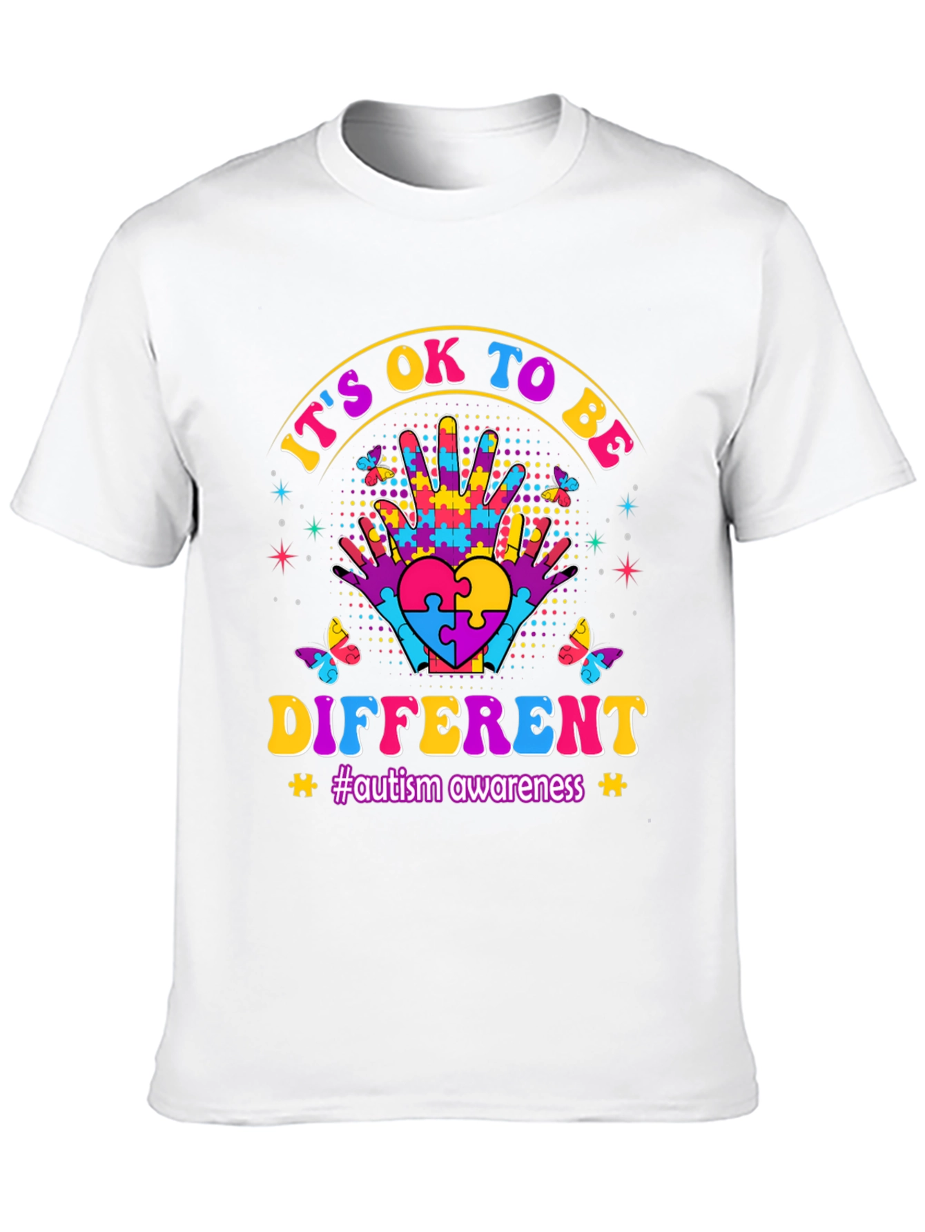 Autism Awareness T-Shirt: Its OK To Be Different
