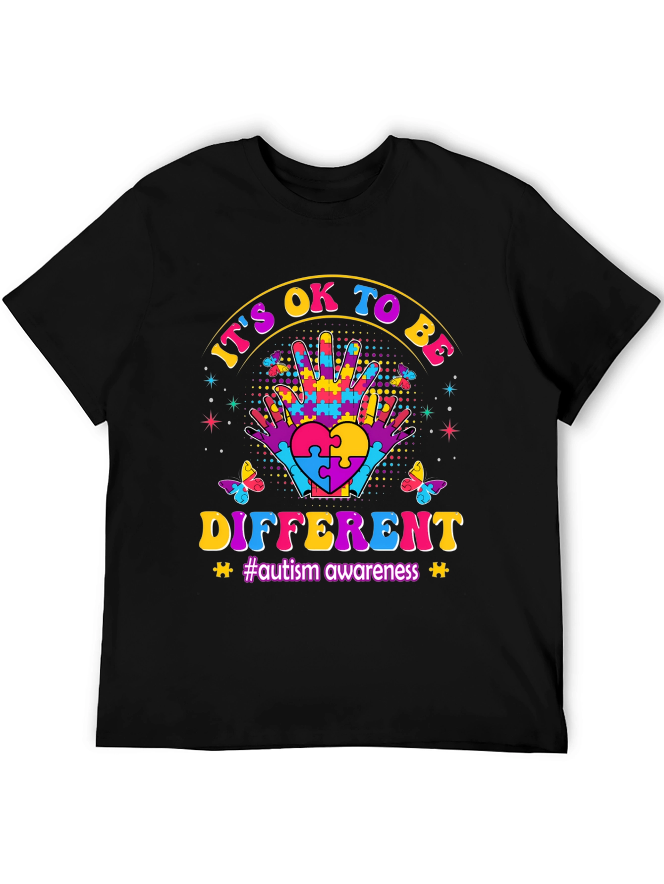 Autism Awareness T-Shirt: Its OK To Be Different