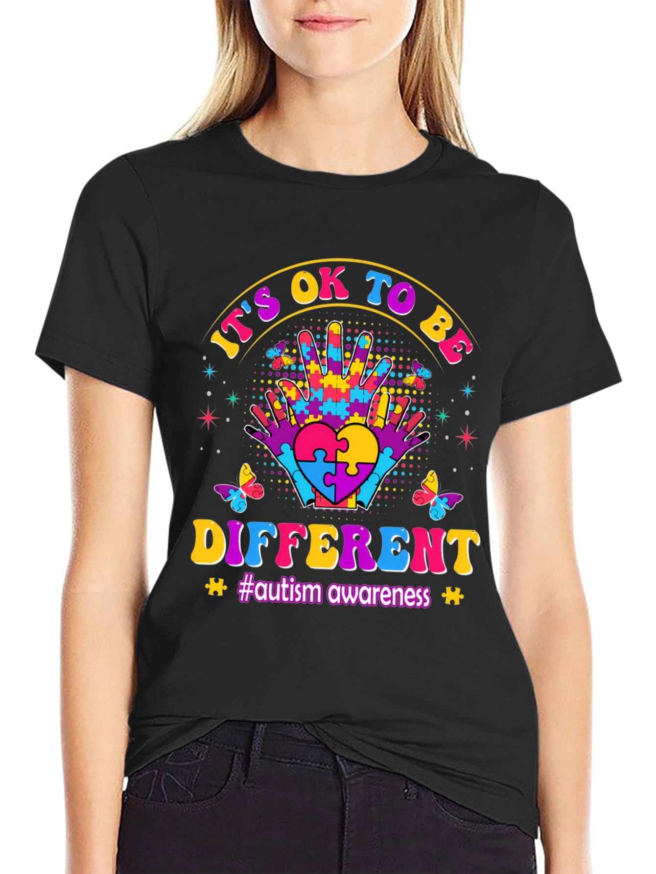 Autism Awareness T-Shirt: Its OK To Be Different
