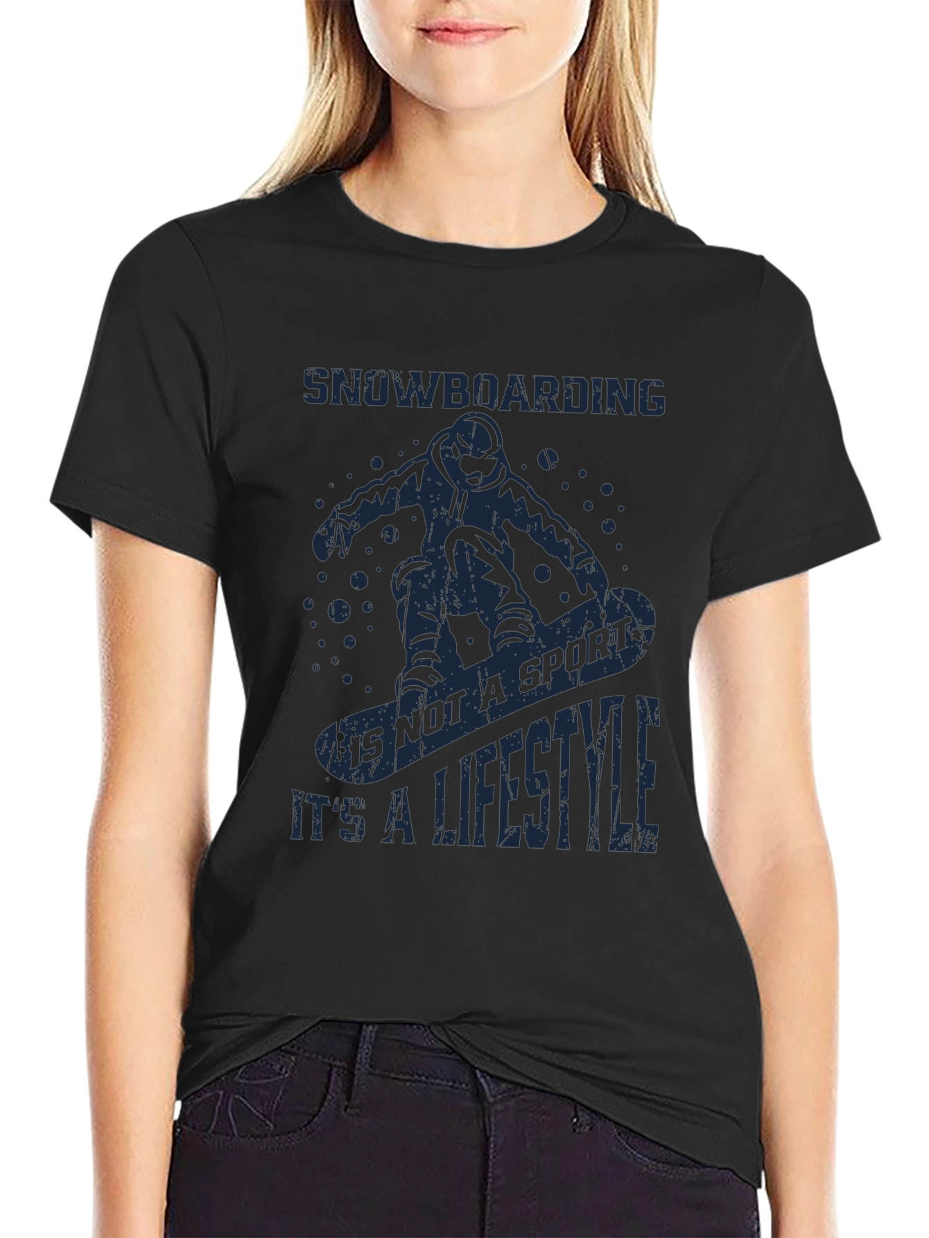 Snowboarding Lifestyle Tee - Unique Graphic Design Shirt