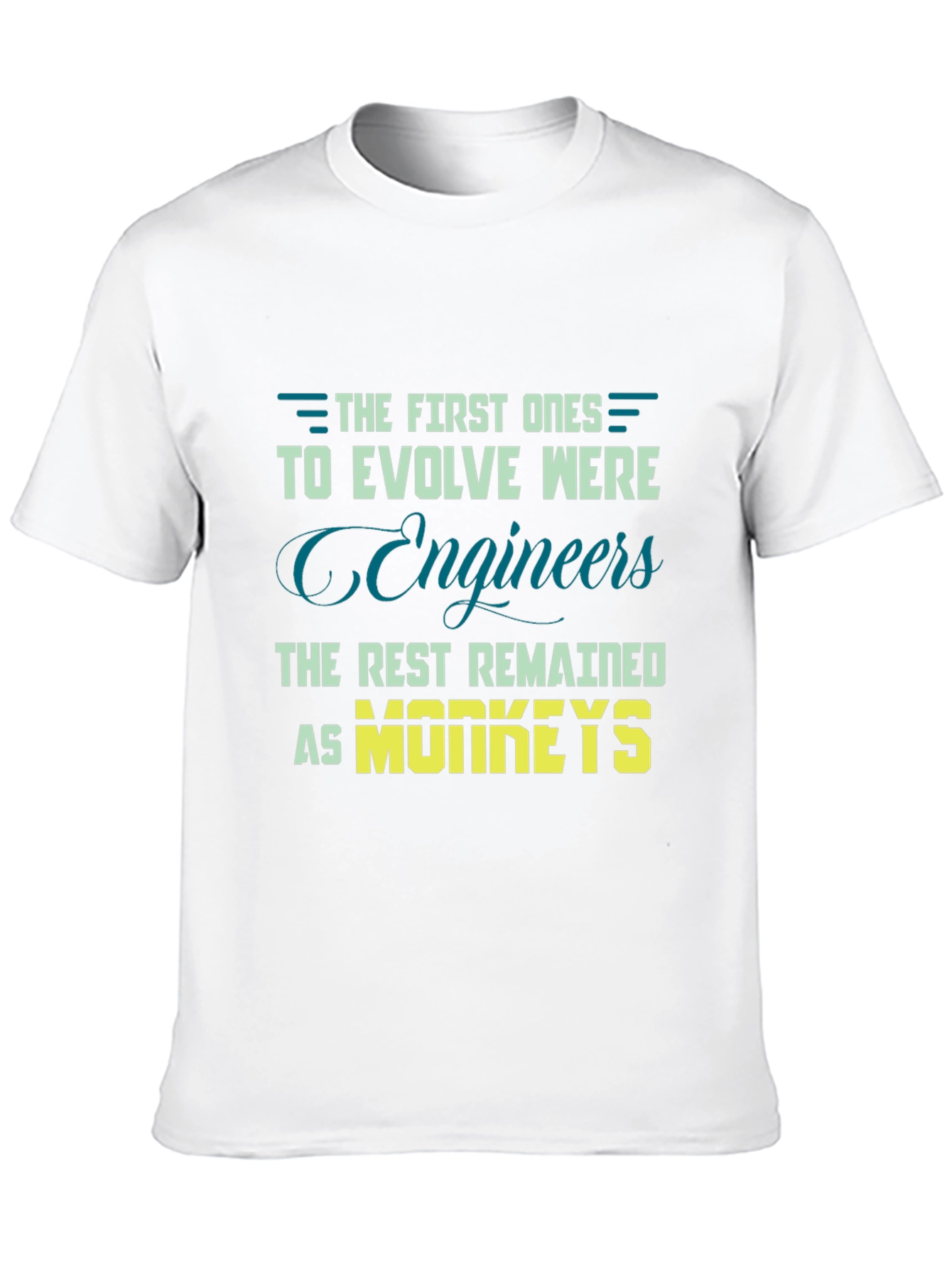 Engineer Evolution T-Shirt - Funny Sarcastic Tee