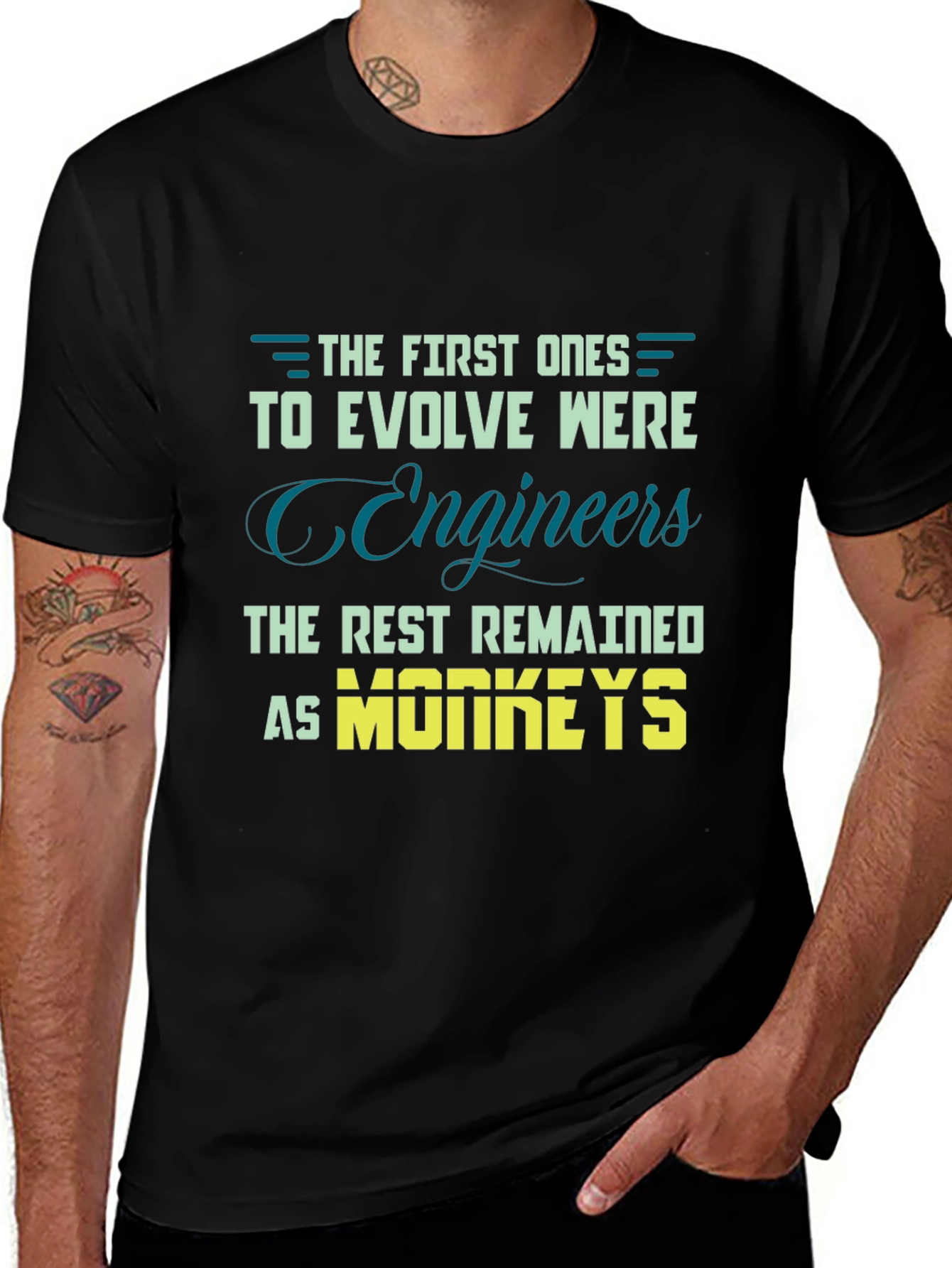 Engineer Evolution T-Shirt - Funny Sarcastic Tee