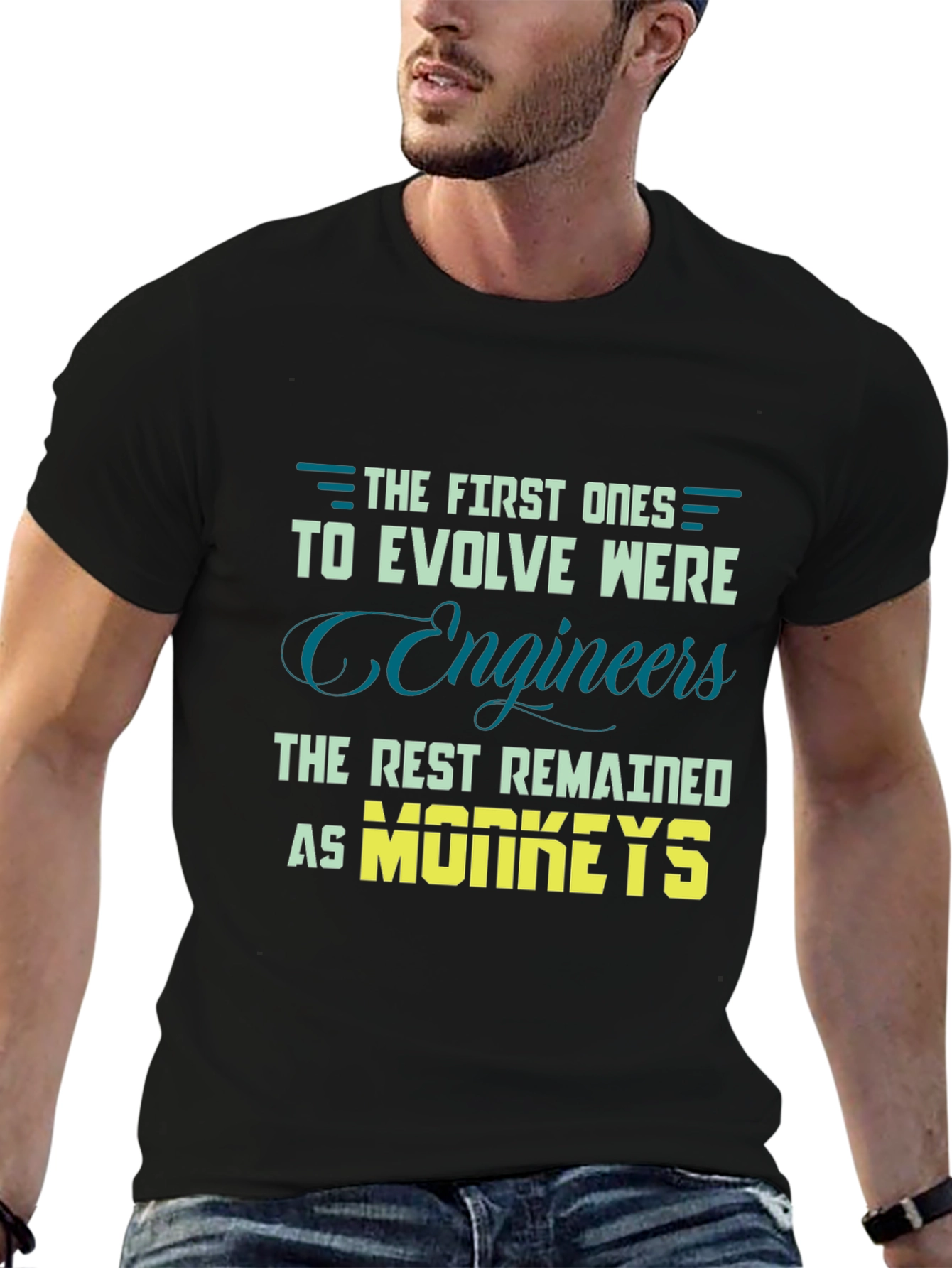 Engineer Evolution T-Shirt - Funny Sarcastic Tee