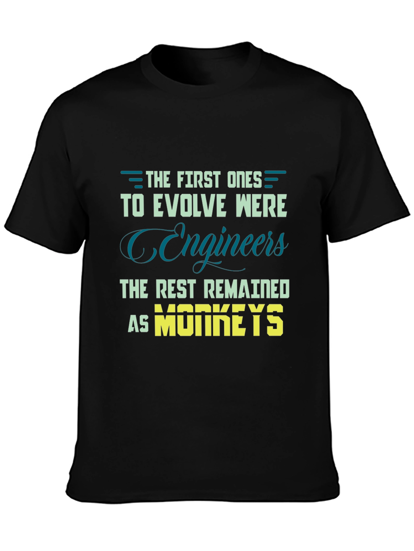 Engineer Evolution T-Shirt - Funny Sarcastic Tee