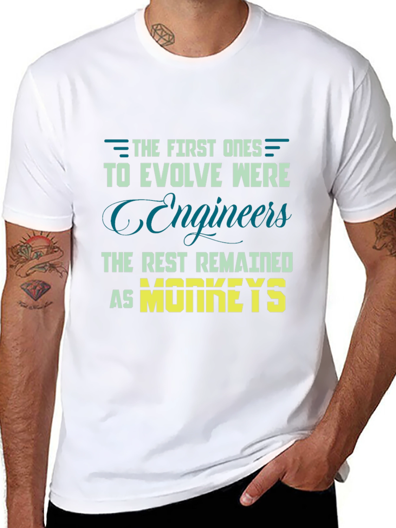 Engineer Evolution T-Shirt - Funny Sarcastic Tee