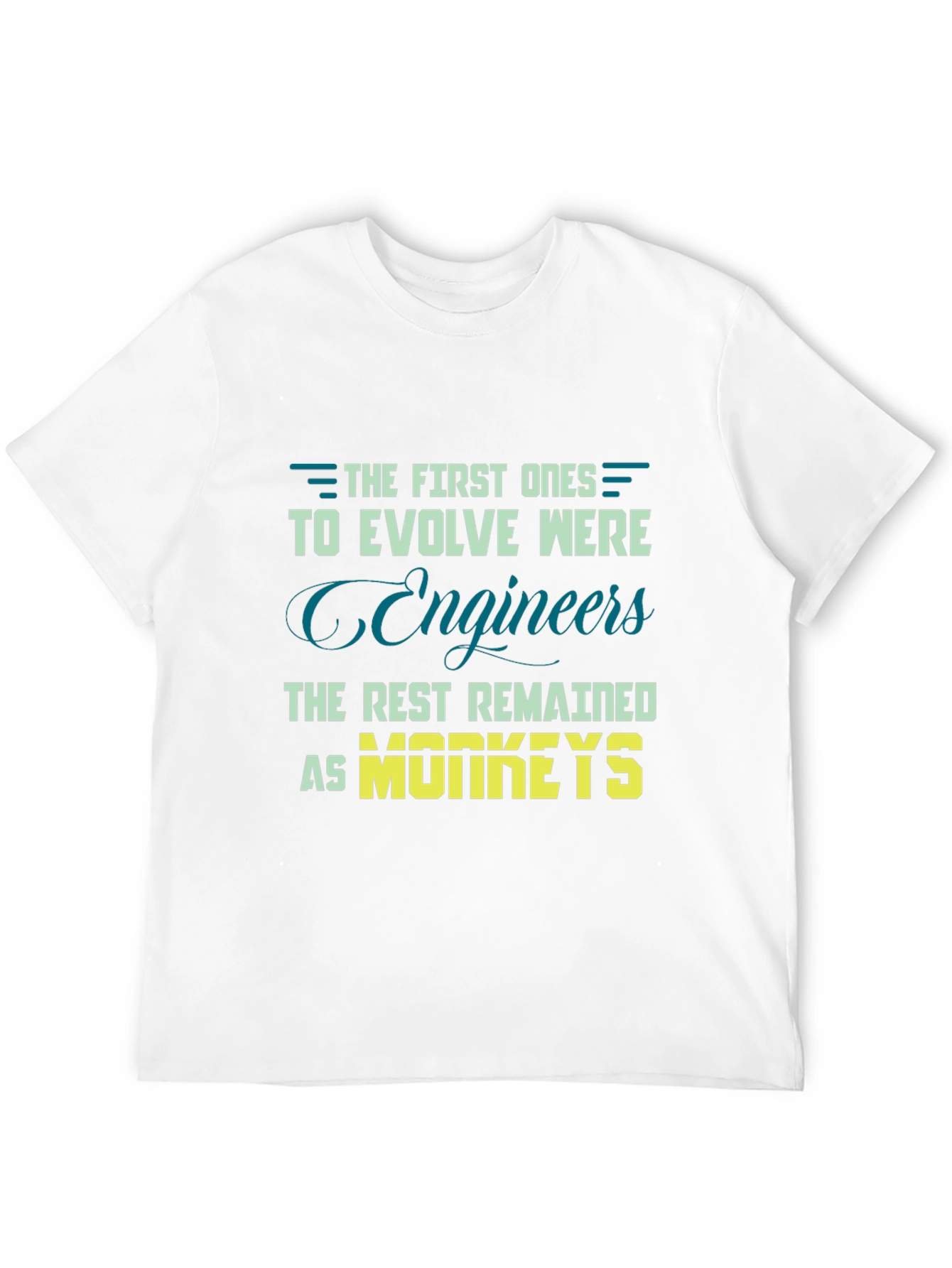 Engineer Evolution T-Shirt - Funny Sarcastic Tee
