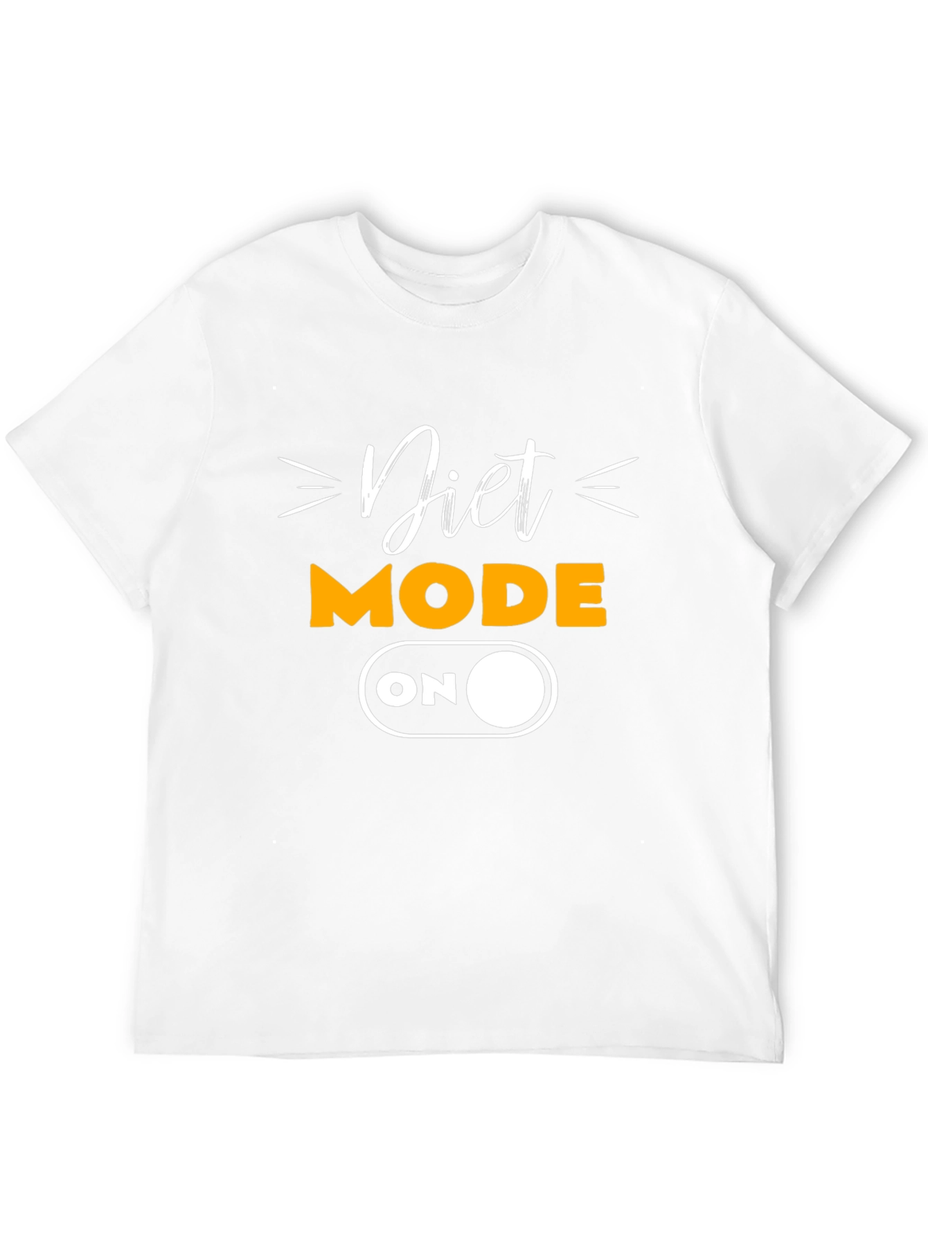 Diet Mode On Black T-Shirt