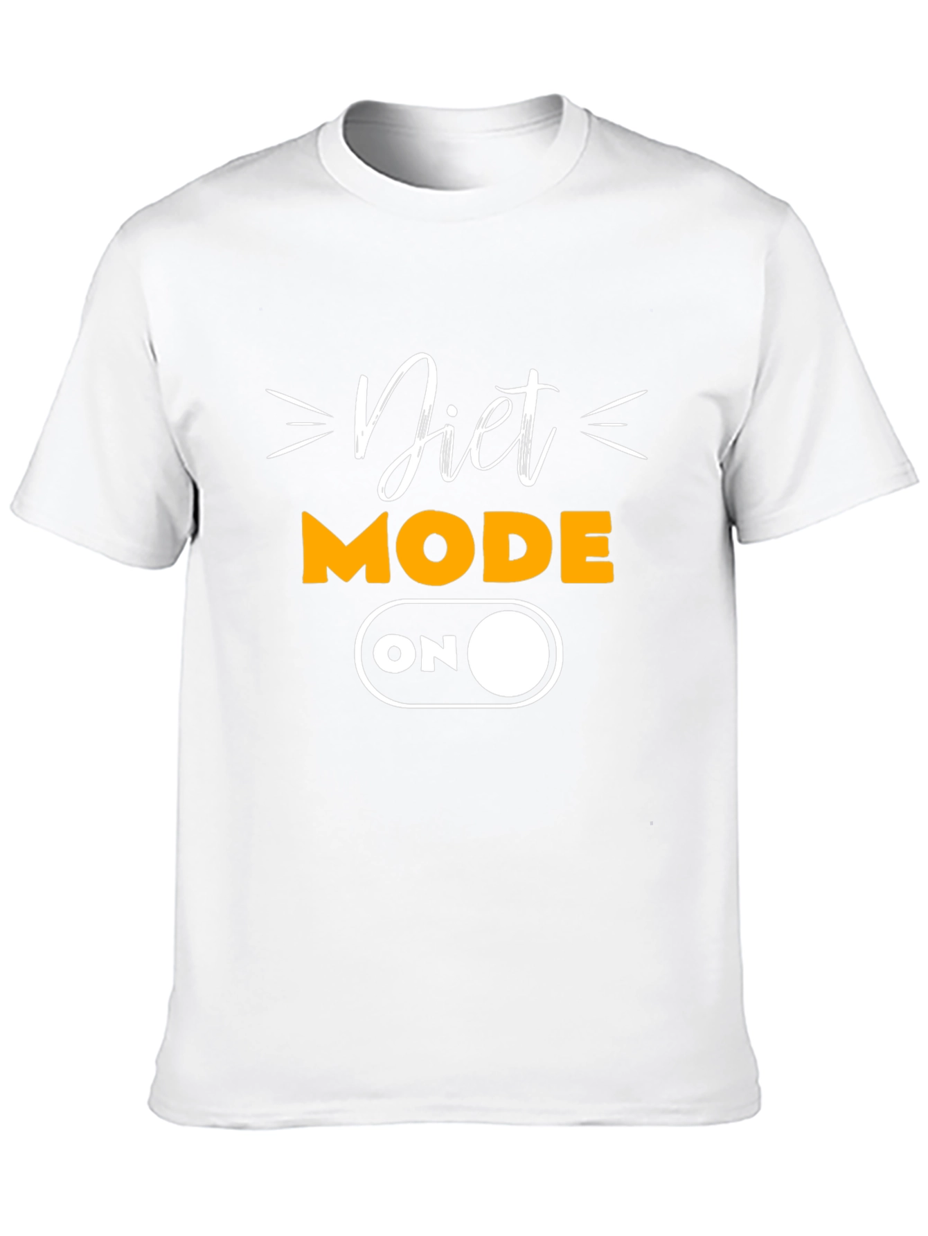 Diet Mode On Black T-Shirt