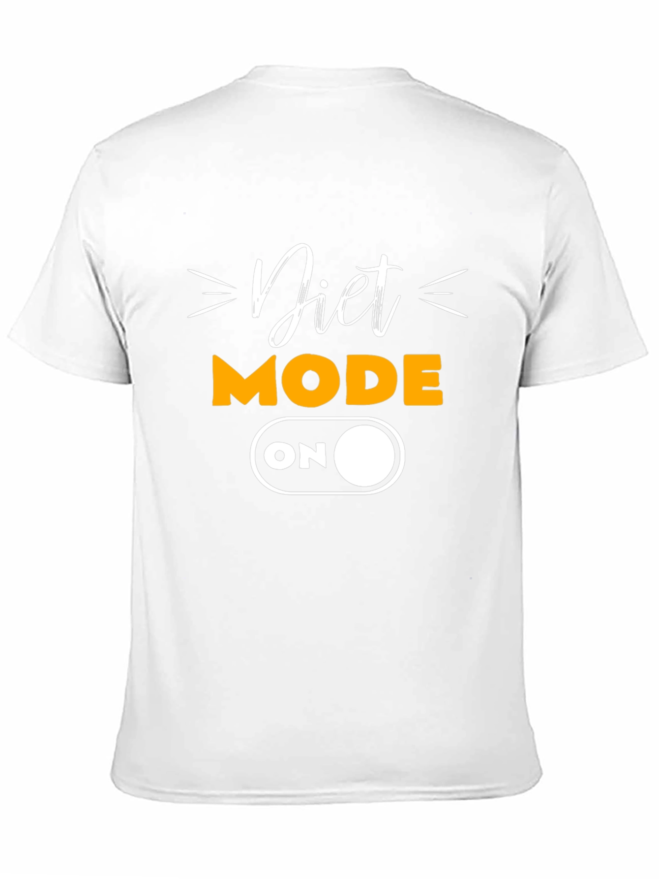 Diet Mode On Black T-Shirt