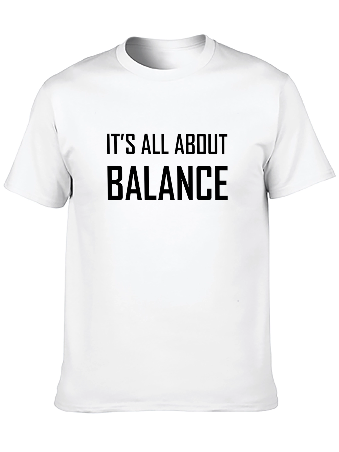 Its All About Balance Black T-Shirt