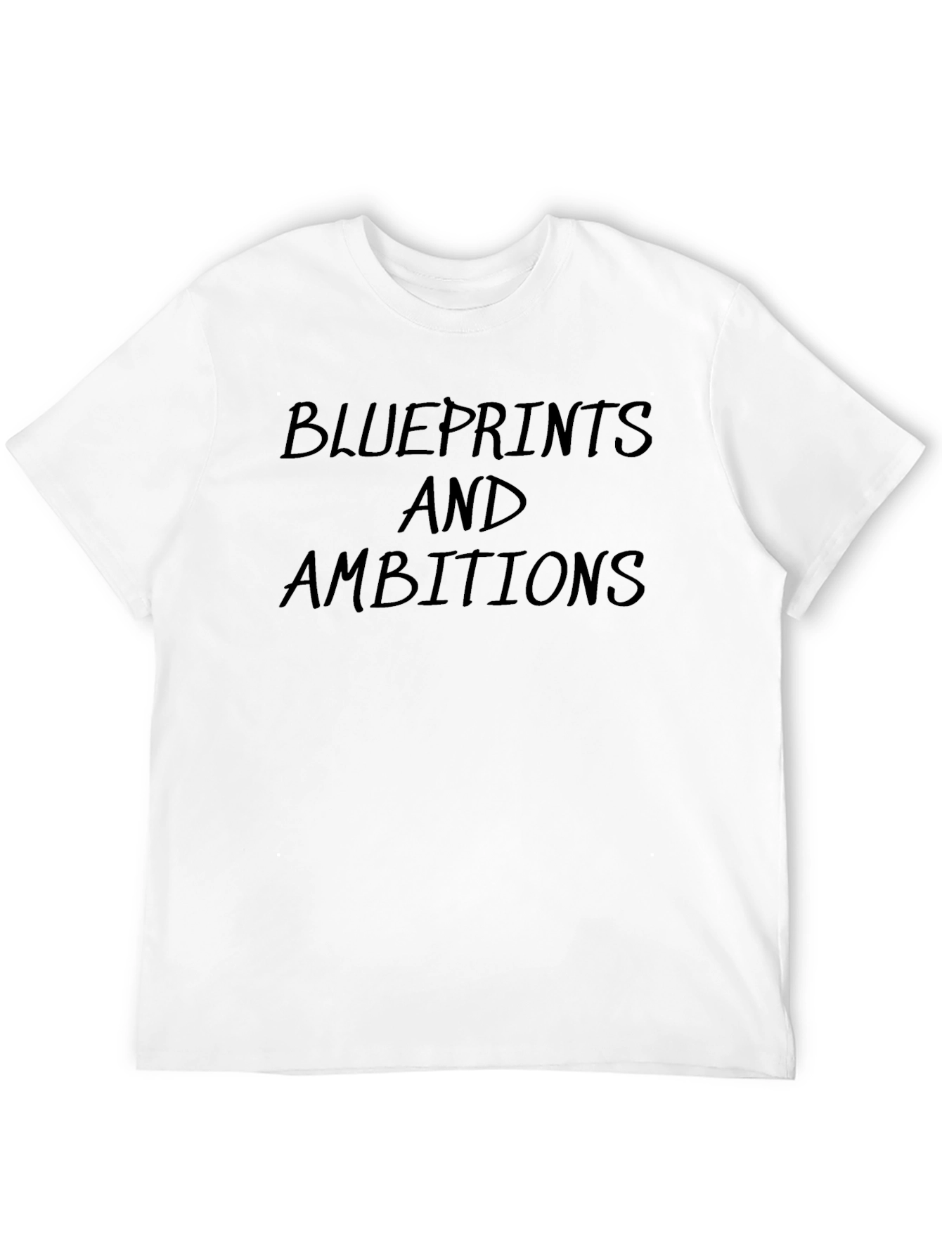Blueprints and Ambitions Graphic Tee - Stylish Comfort