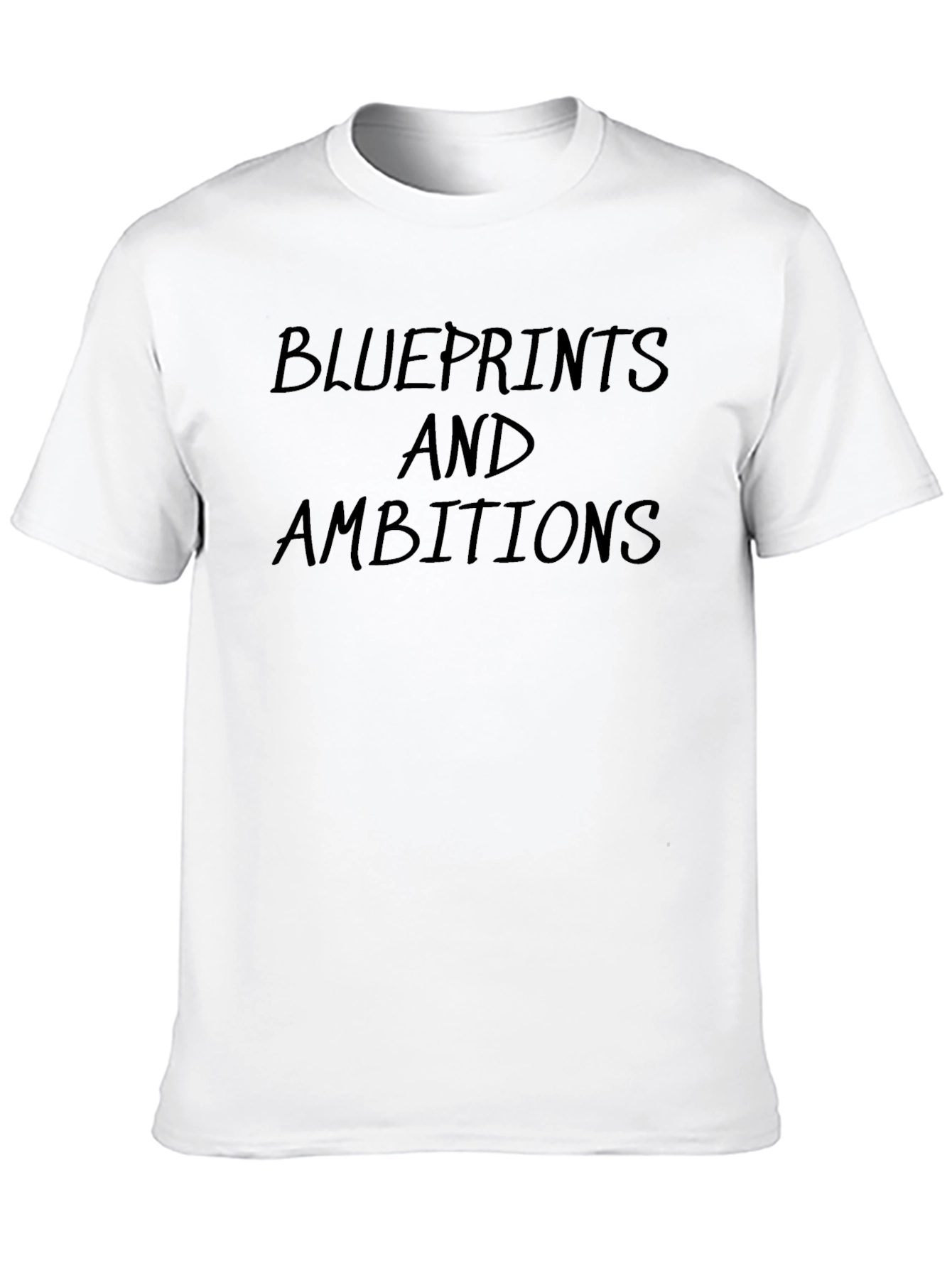 Blueprints and Ambitions Graphic Tee - Stylish Comfort