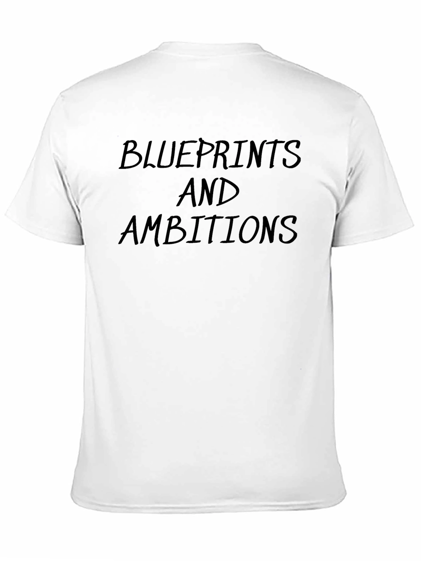 Blueprints and Ambitions Graphic Tee - Stylish Comfort