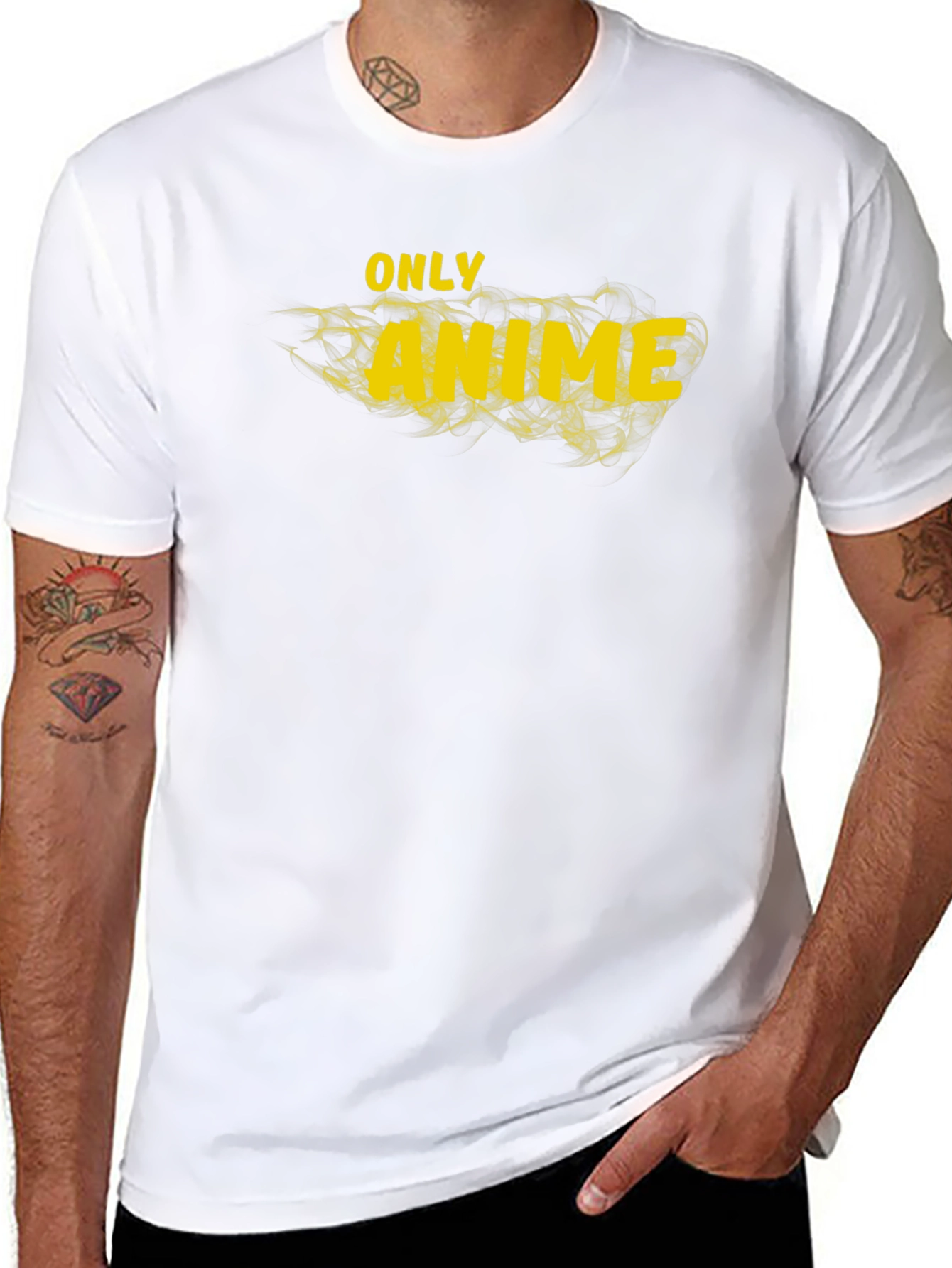 Only Anime Black T-Shirt